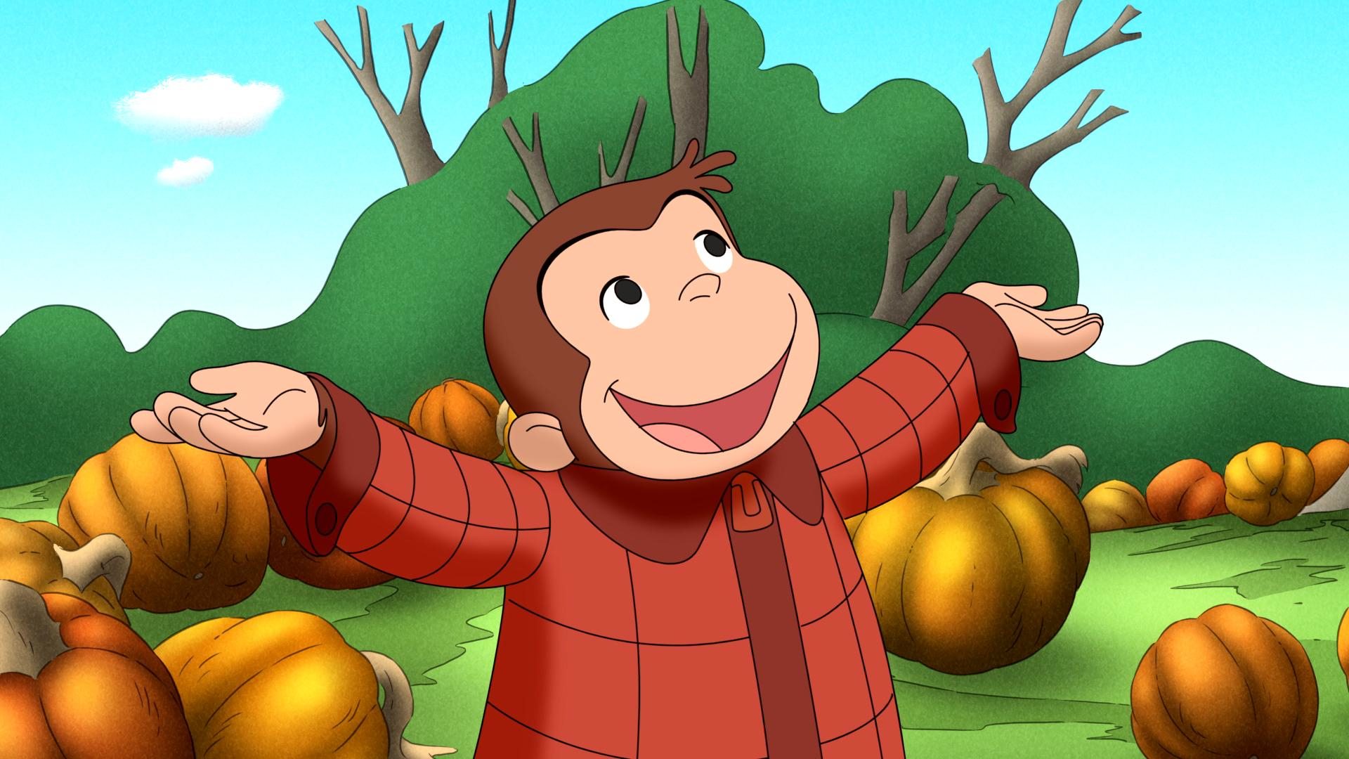 CURIOUS GEORGE halloween autumn g