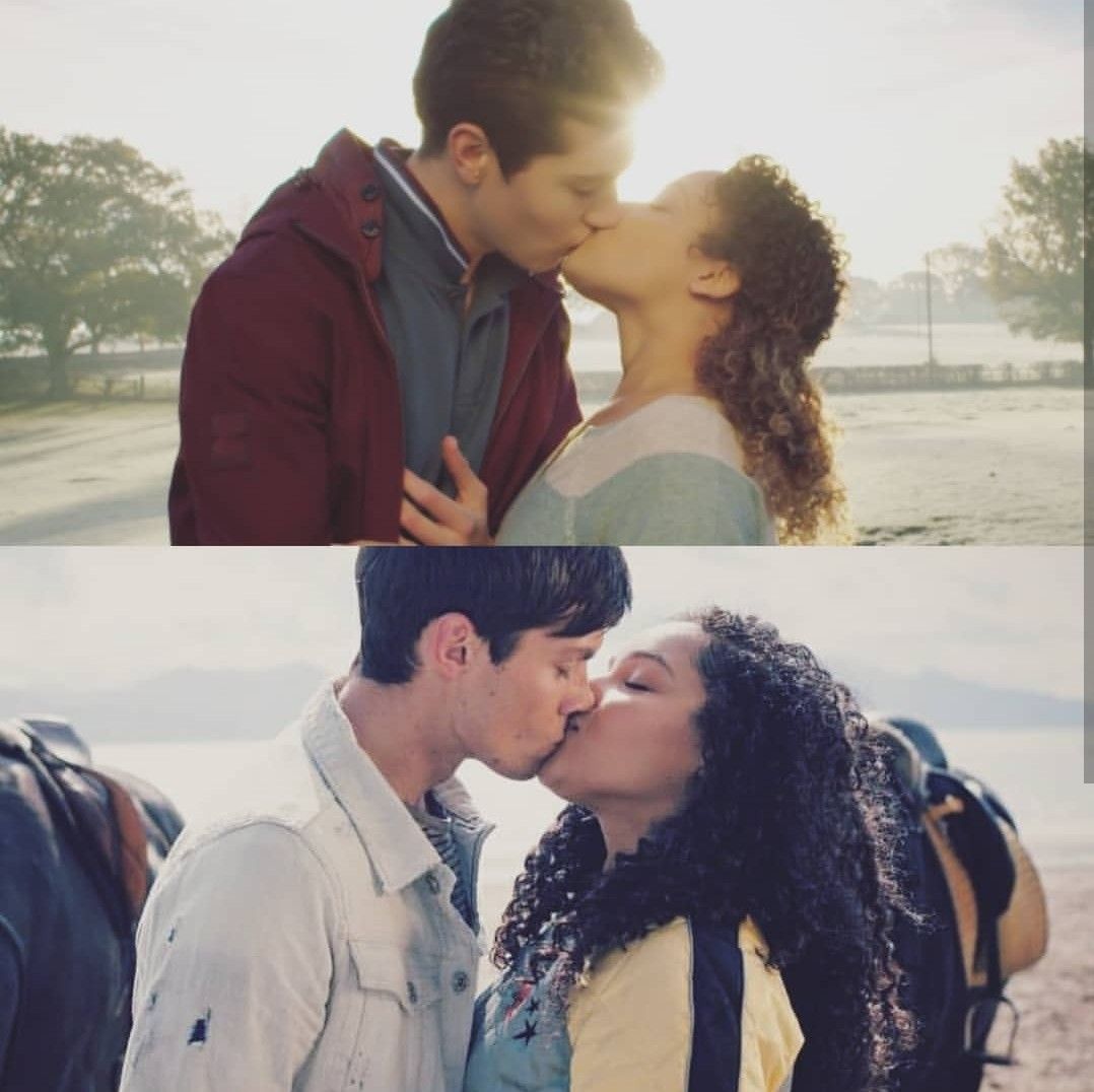 Free Rein Marcus and Zoe kissing. Pin