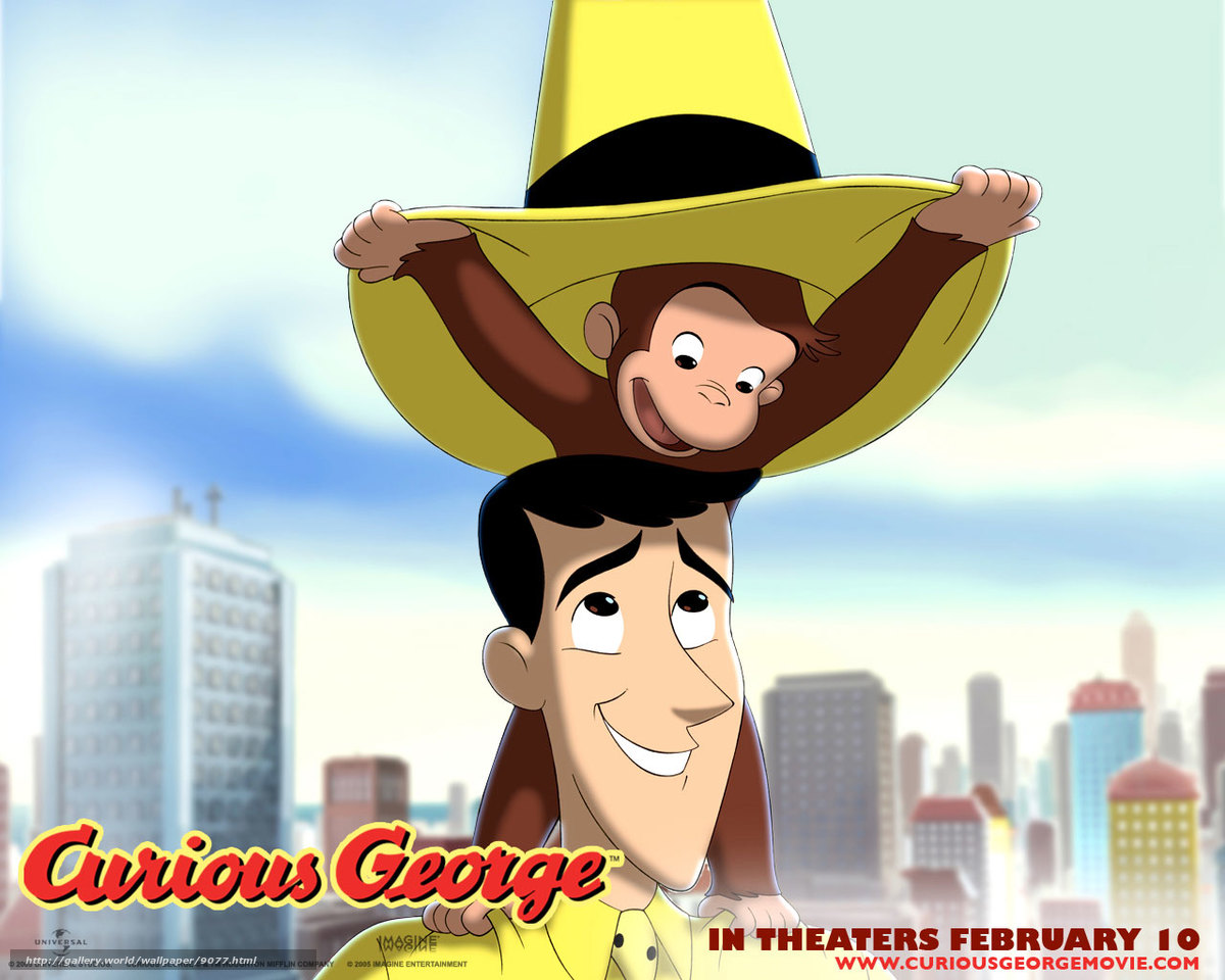 Download wallpaper Curious George