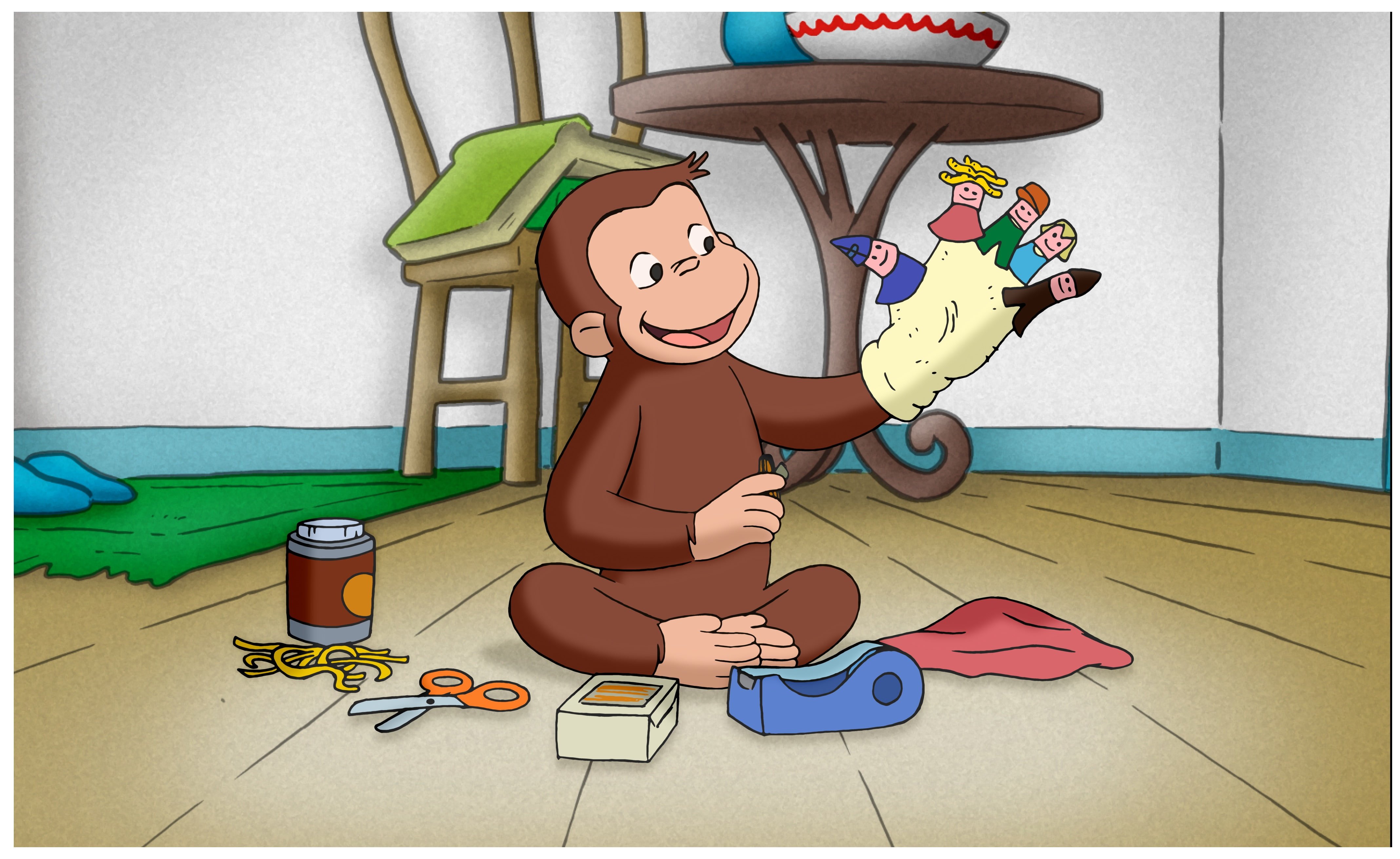 Curious George Desktop Wallpapers - Wallpaper Cave