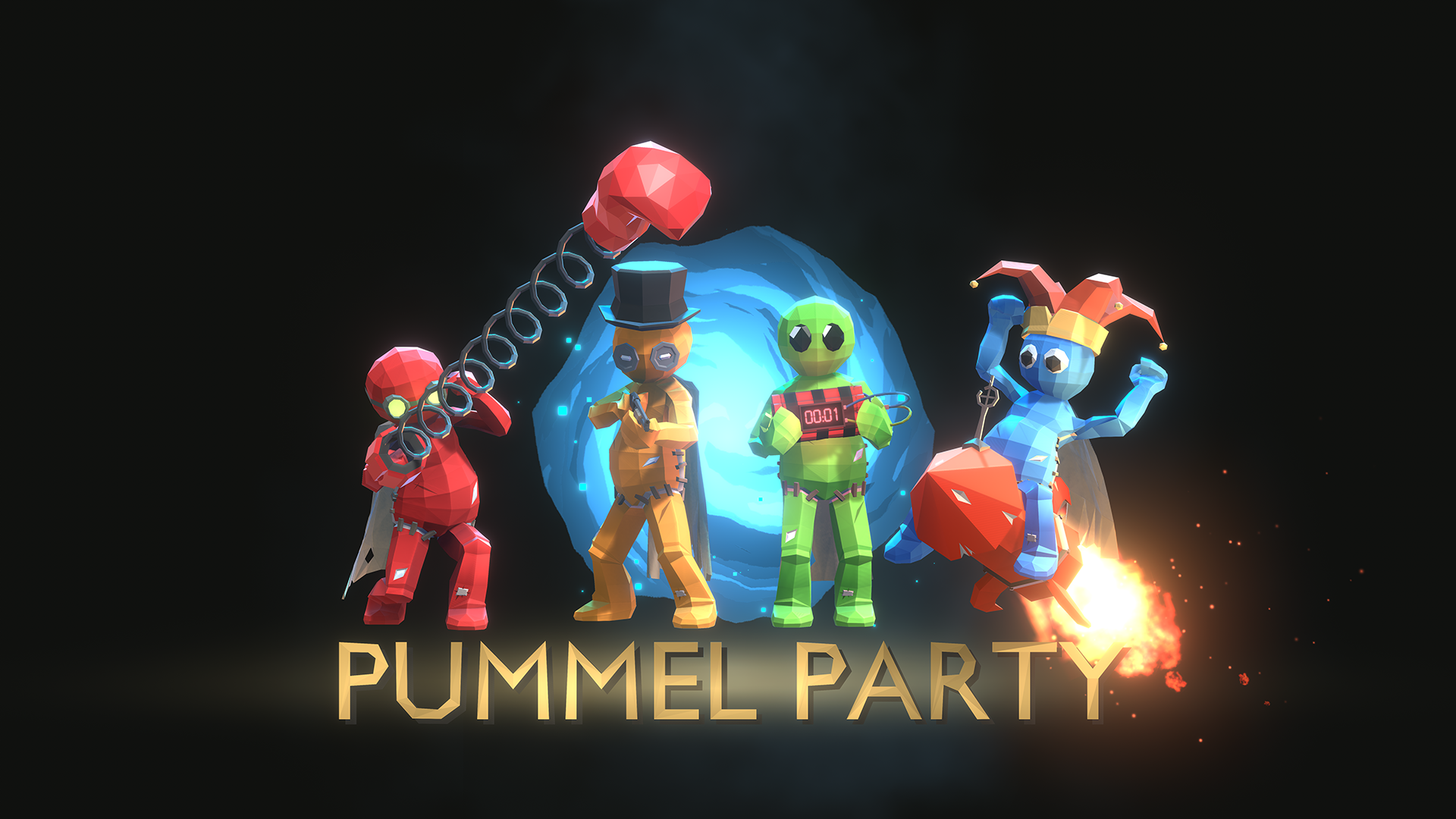 Video Game Pummel Party HD Wallpaper