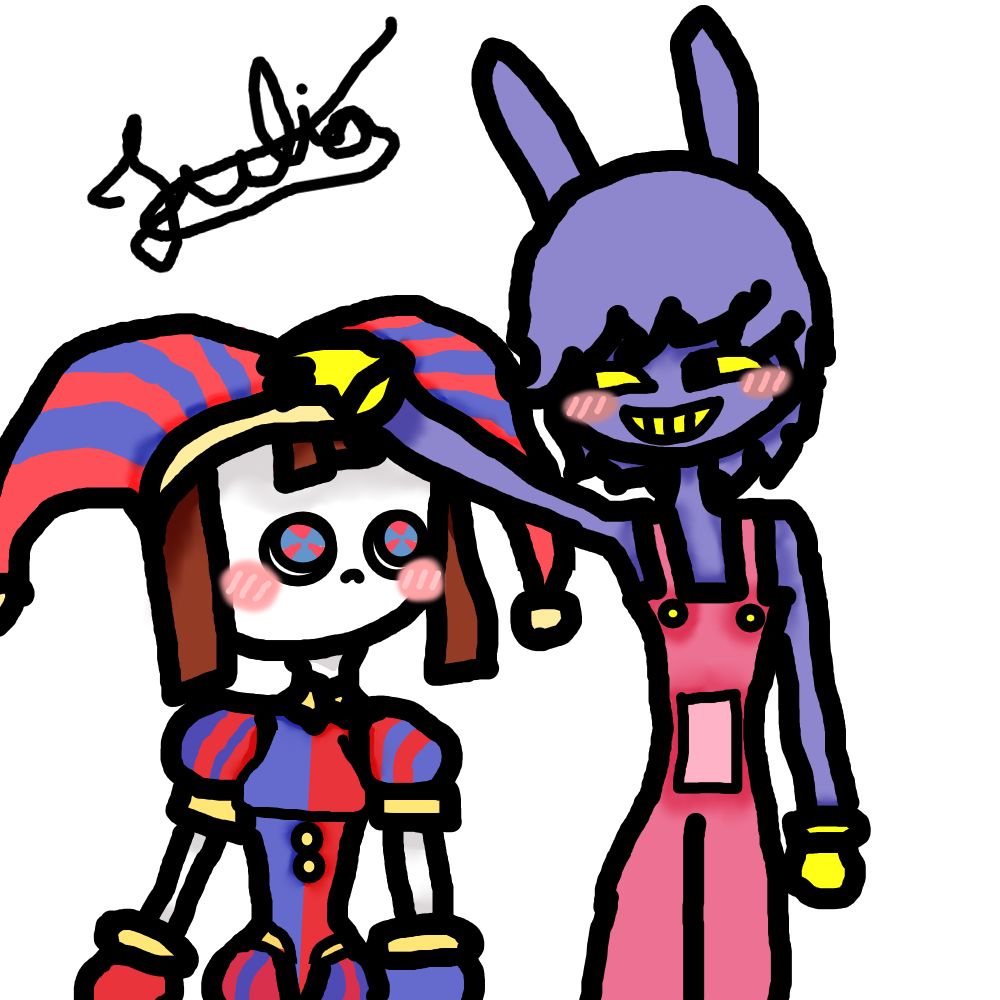 Jax x Pomni (wholesome)