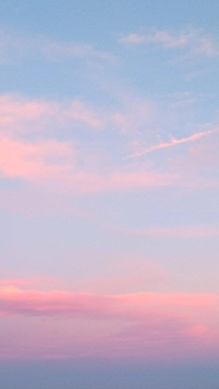 Pink clouds aesthetic Wallpaper