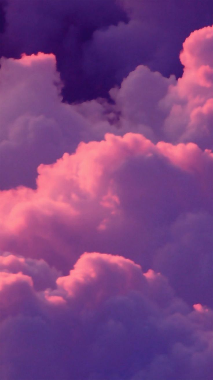 Clouds wallpaper iphone, Pink clouds