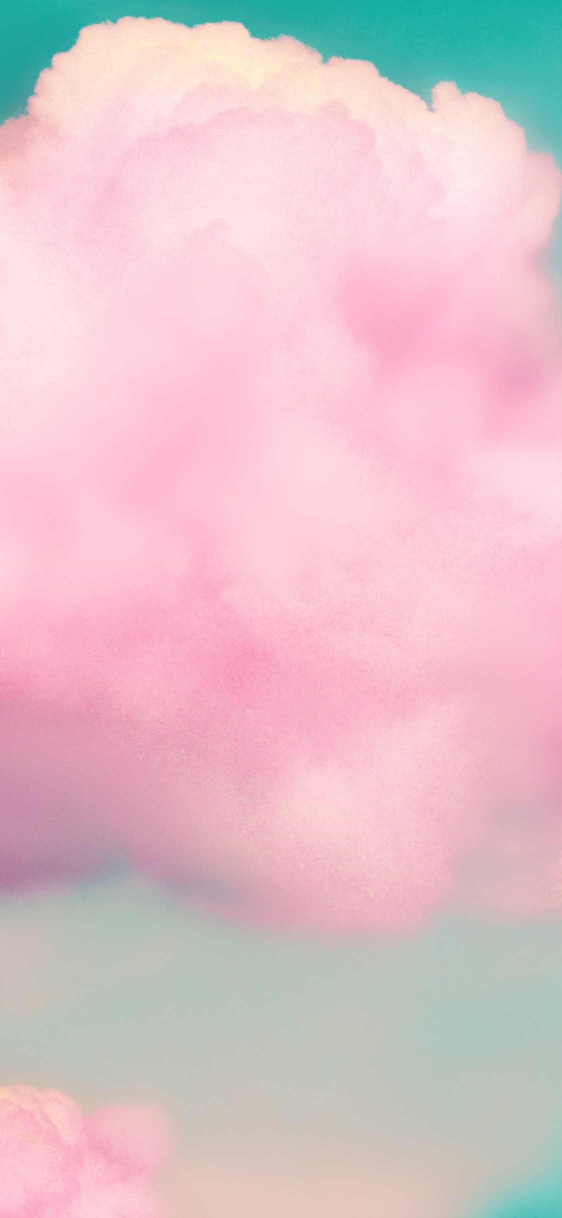 Pink Clouds 3D iPhone XS