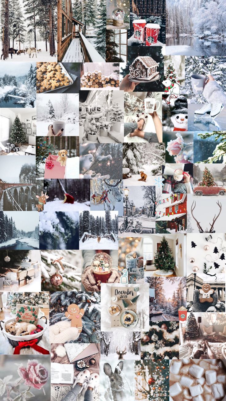 winter aesthetic background. Christmas