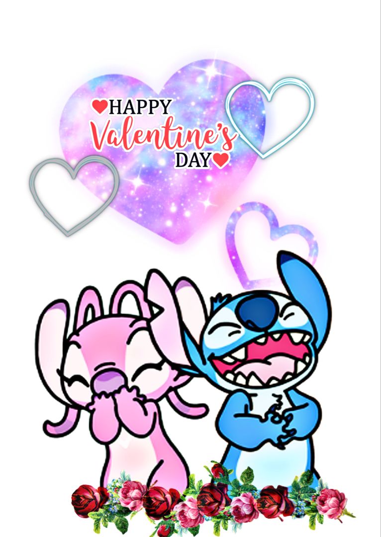 Valentine Day Stitch Wallpapers - Wallpaper Cave
