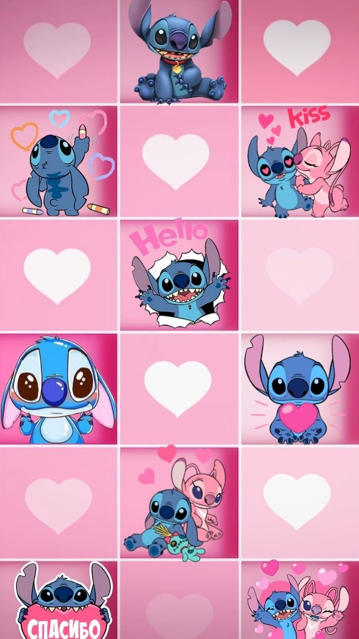 Valentine Day Stitch Wallpapers - Wallpaper Cave