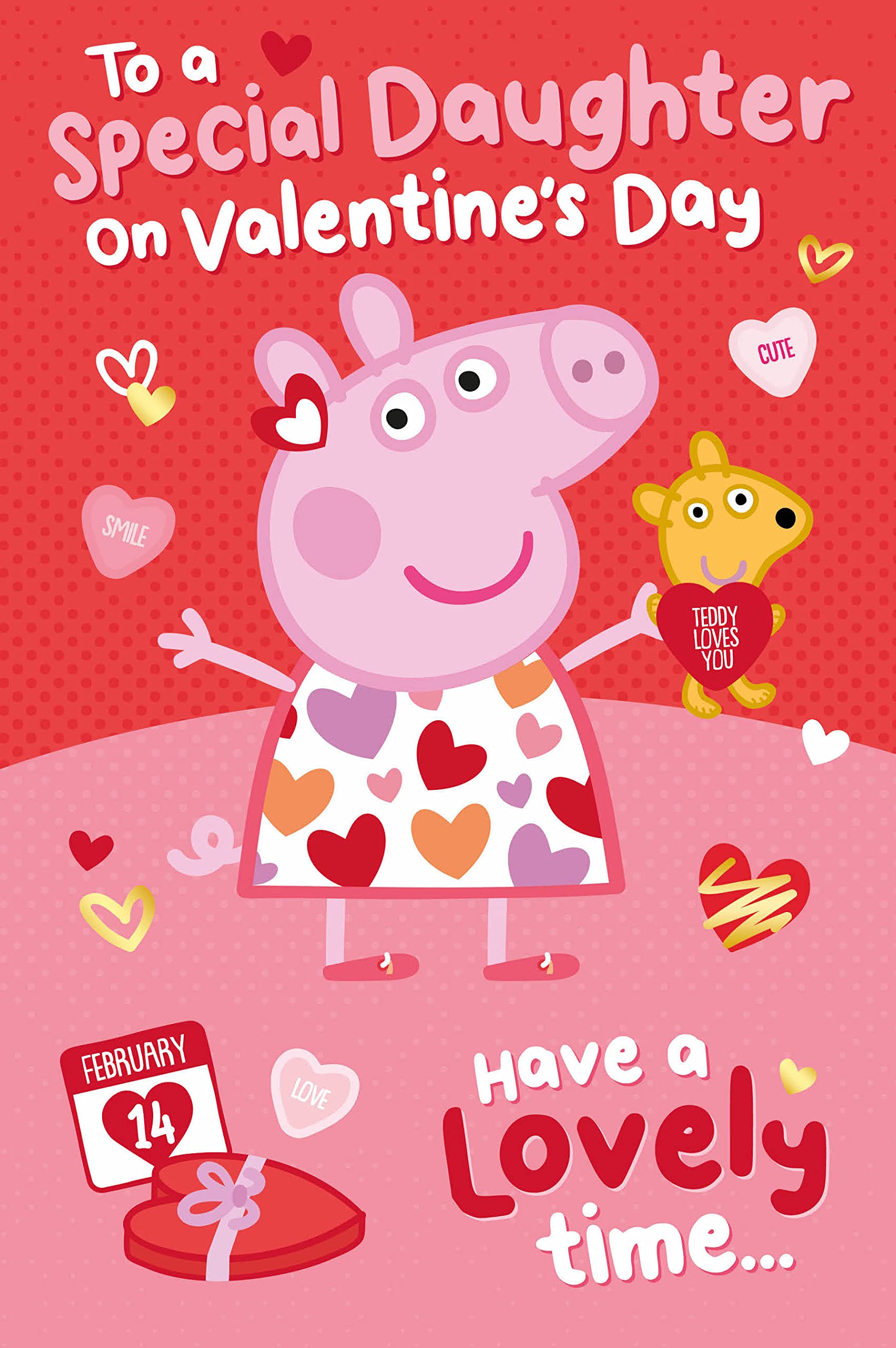 Peppa Pig Valentines Day Card