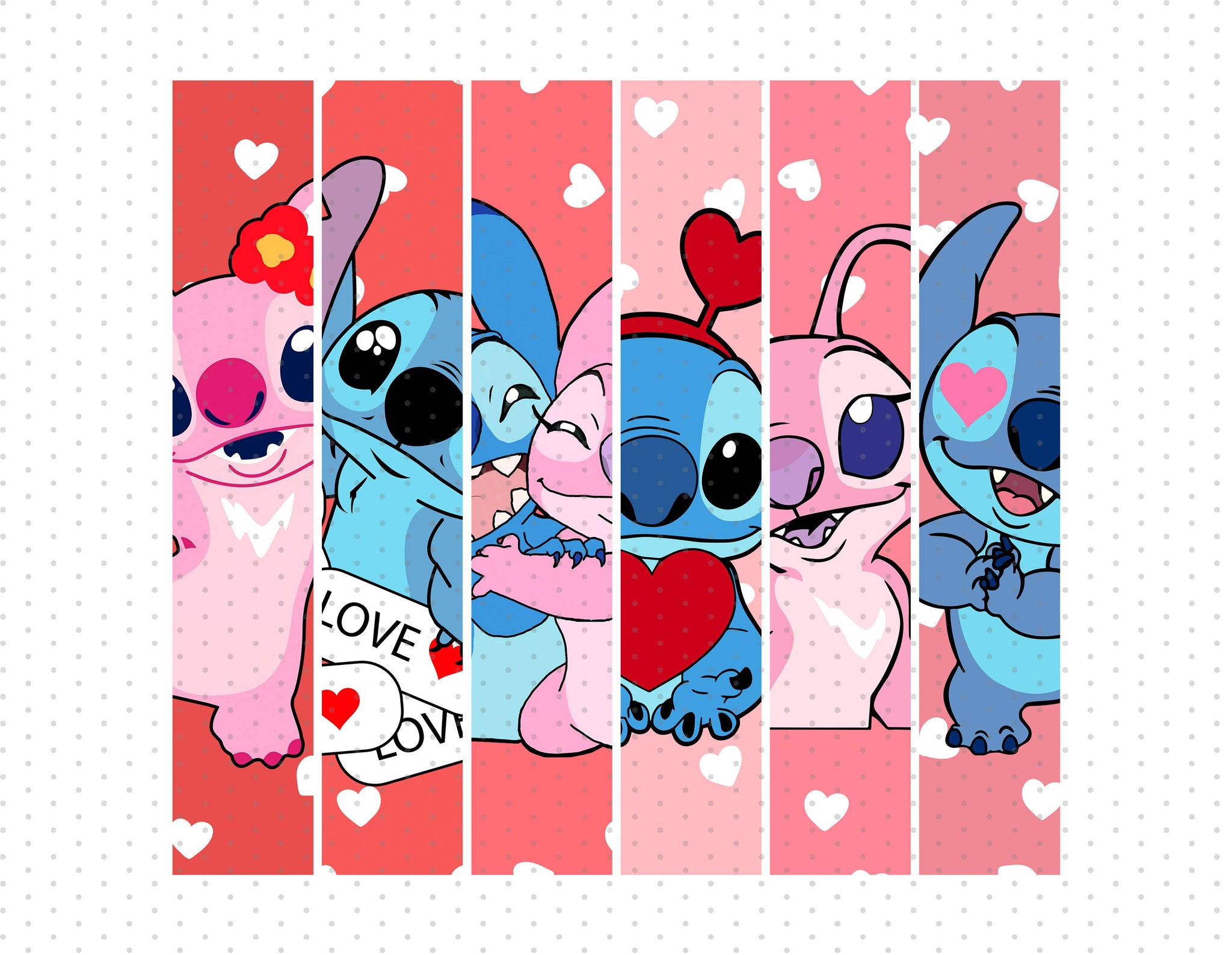 Valentine Day Stitch Wallpapers - Wallpaper Cave