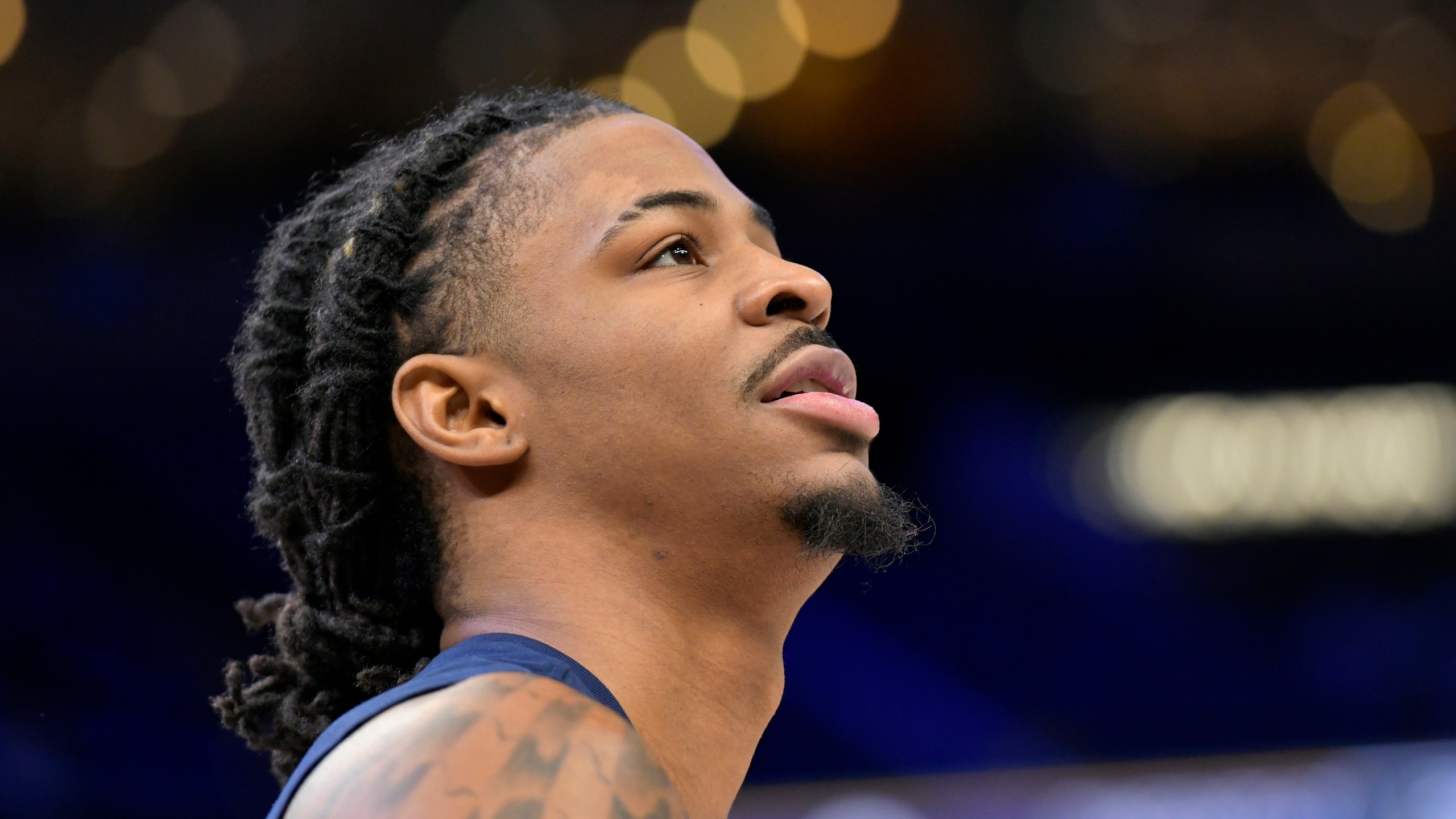 Ja Morant back in Memphis, where his