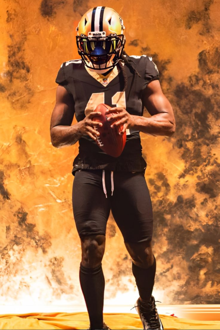 Dynamic Alvin Kamara Wallpaper for NFL Fans