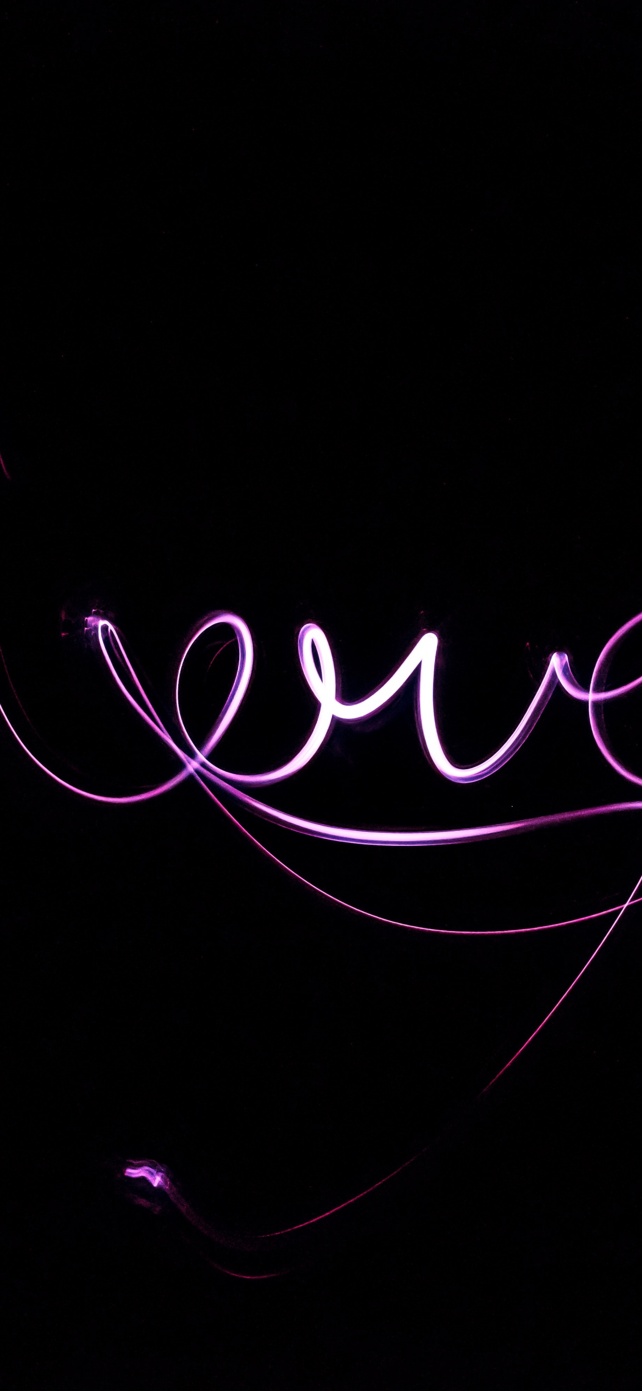 Love text Wallpaper 4K, Black