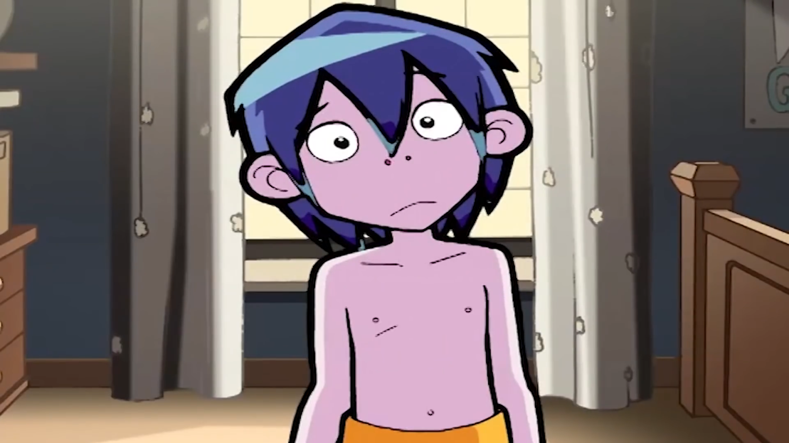Shirtless Drawn Cartoon Boys: Ezekiel