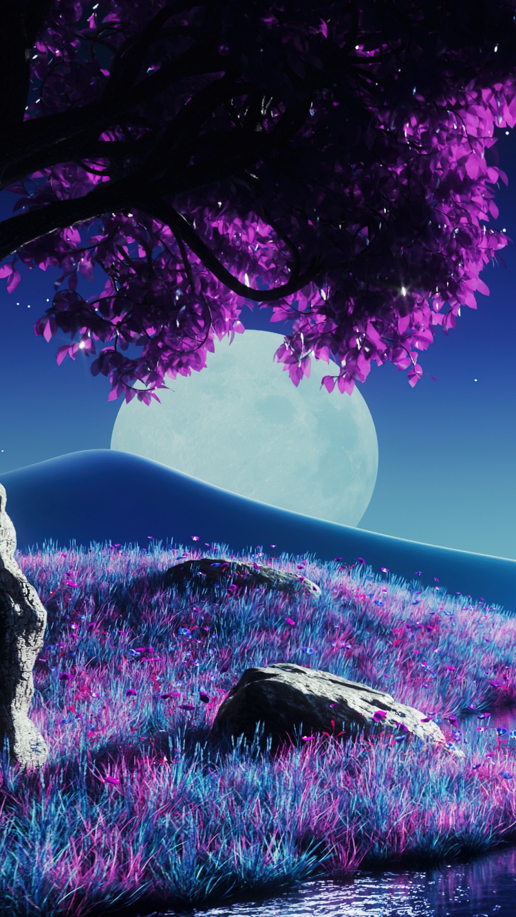 Purple aesthetic Wallpaper 4K