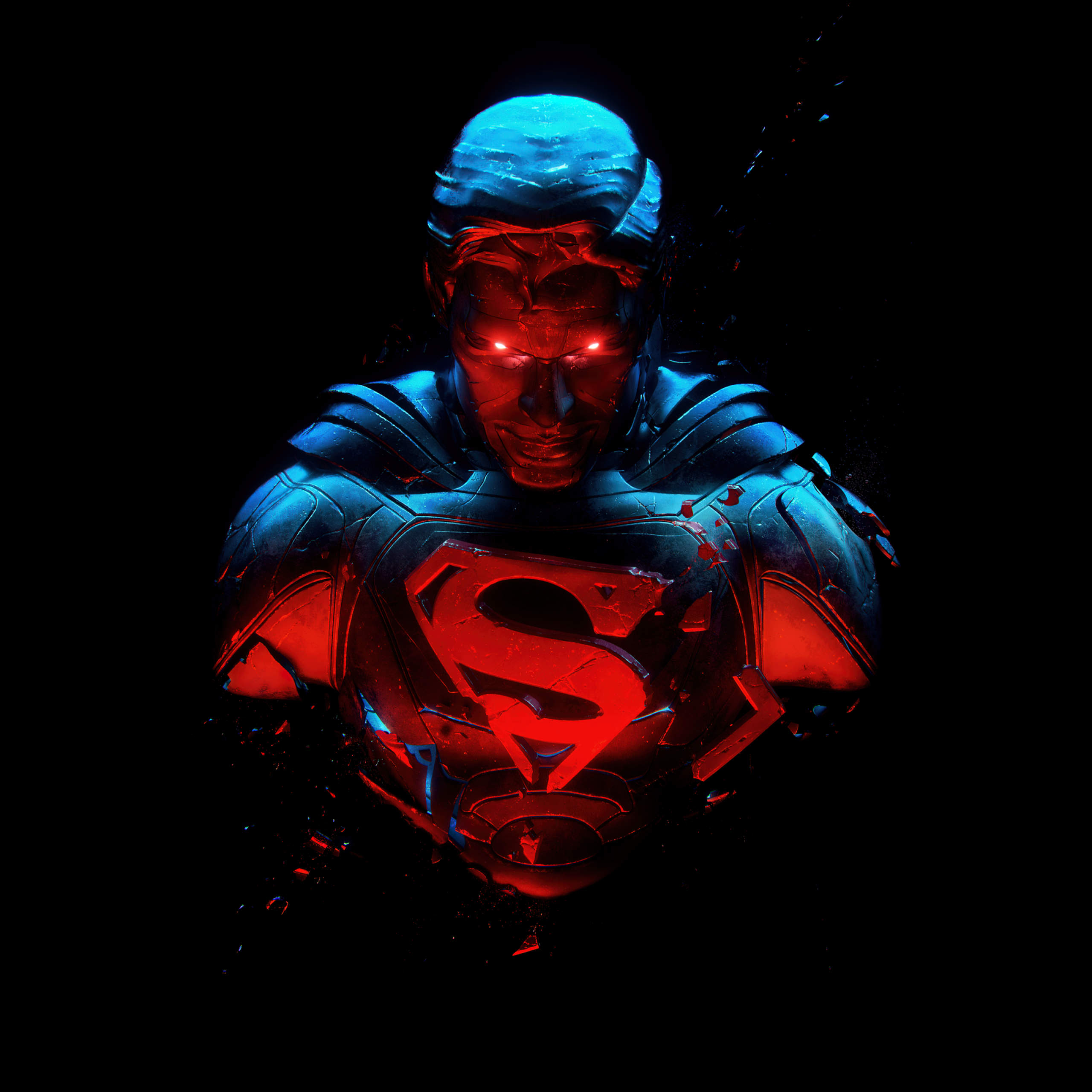 Superman Wallpaper 4K, AMOLED, Man of Steel