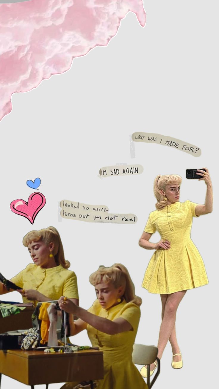 Wallpaper, Barbie, Billie eilish