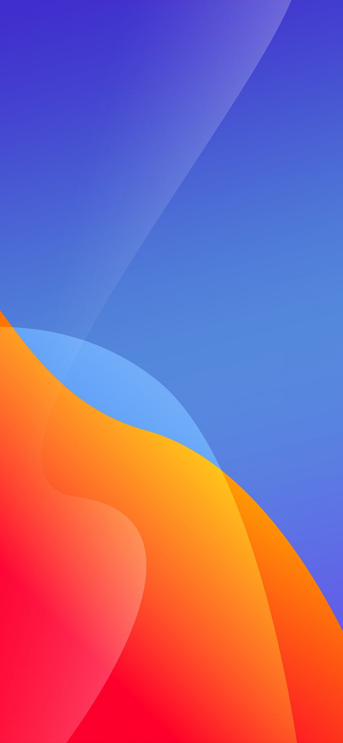 Blue to orange gradient flipped
