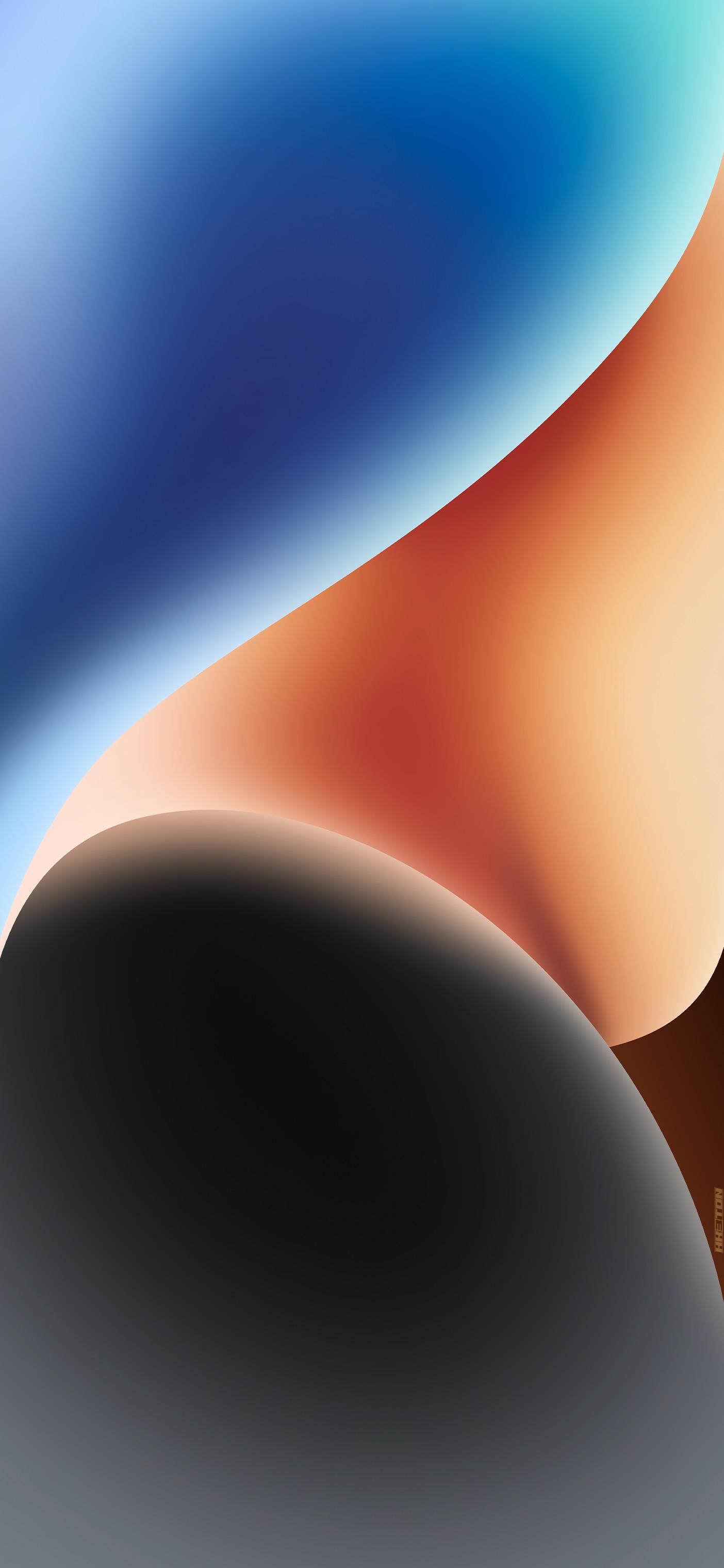DARK BLUE AND ORANGE GRADIENT, r