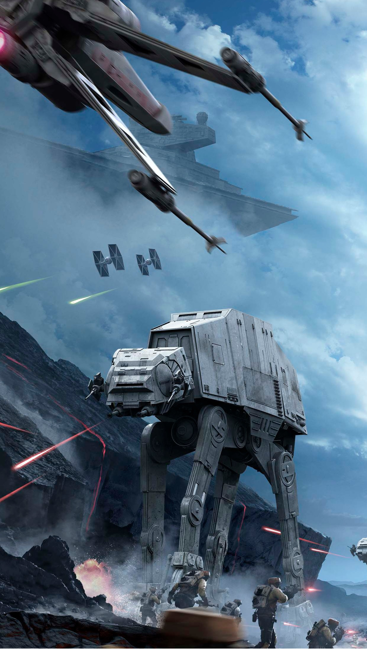 Star Wars War Wallpaper for iPhone 11