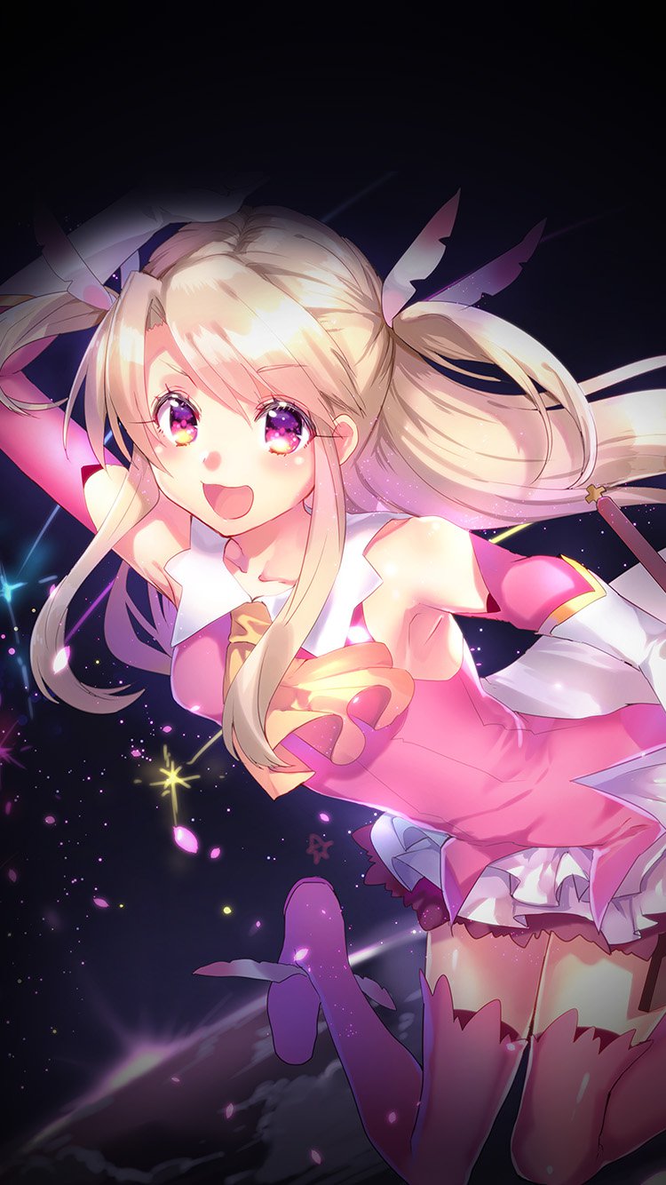 Prisma Illya Girl Anime Space Art