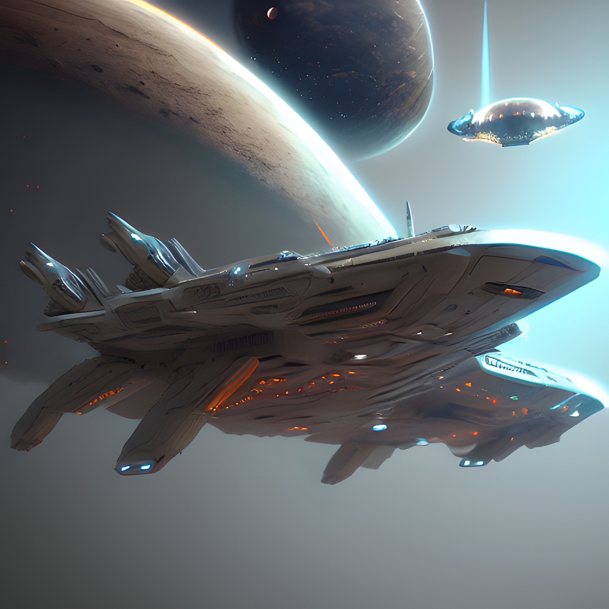 space ships! conceptual image