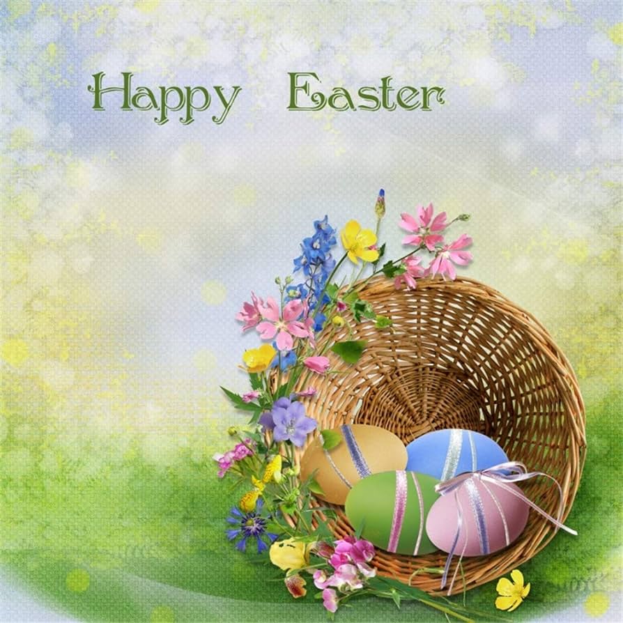 Yeele 7x7ft Beautiful Happy Easter