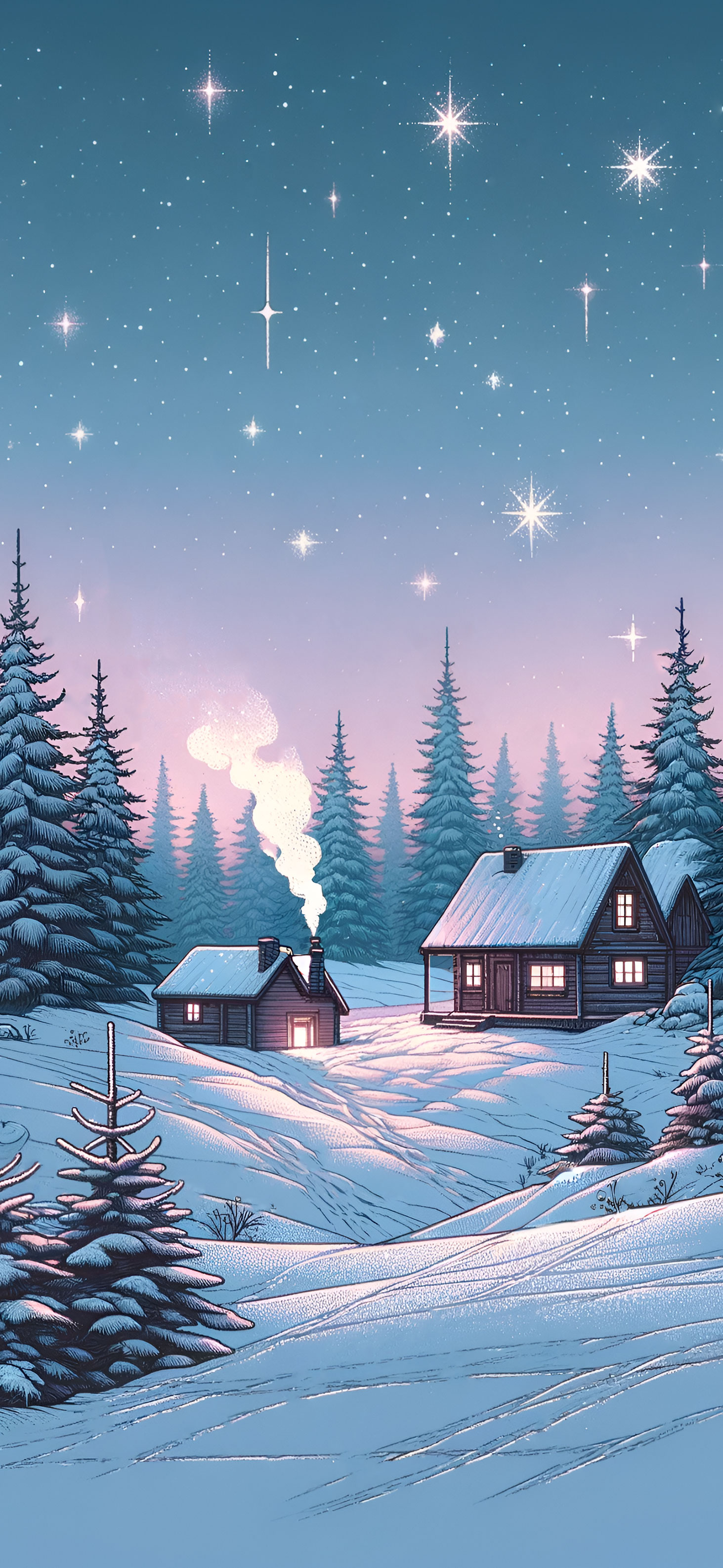 Cute Winter Homes Cozy Wallpaper Time Wallpaper HD