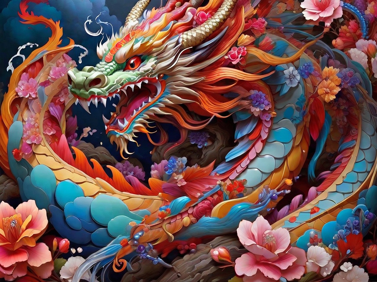 Dragon Japanese Chinese Royalty