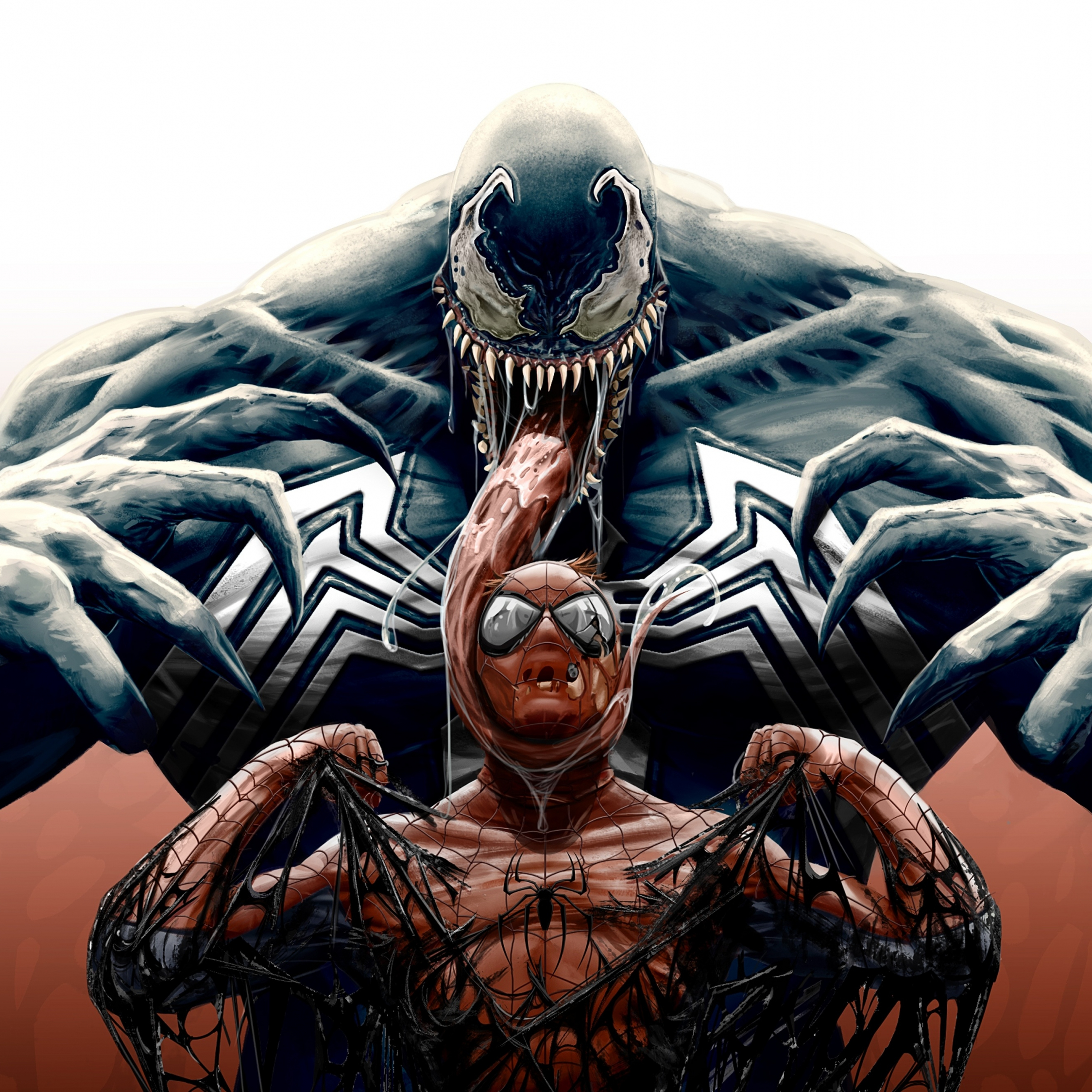 venom, marvel comics, superheroes, art