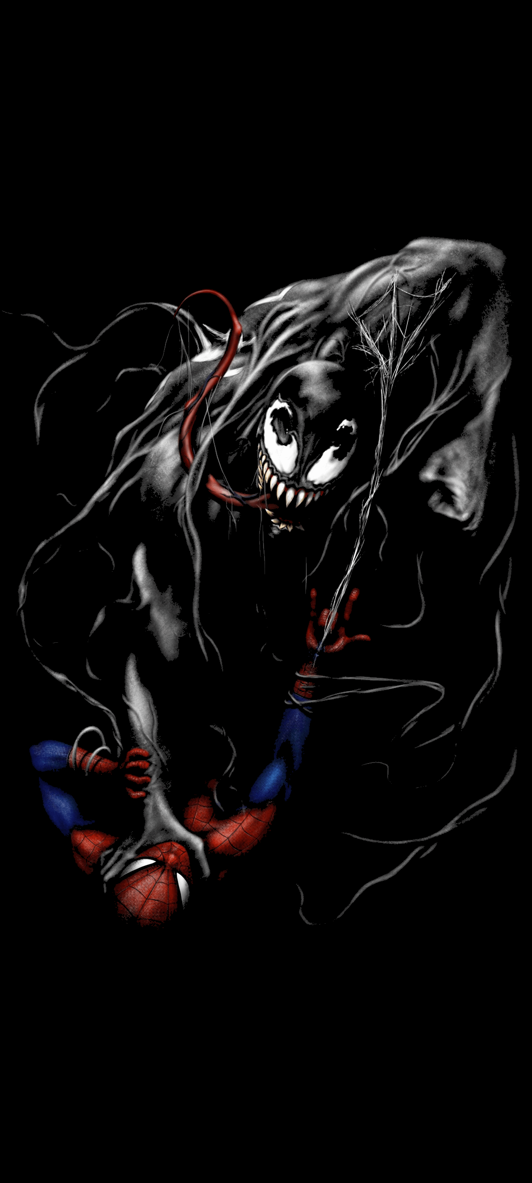 Venom Vs Spider Man[1080x2400], R