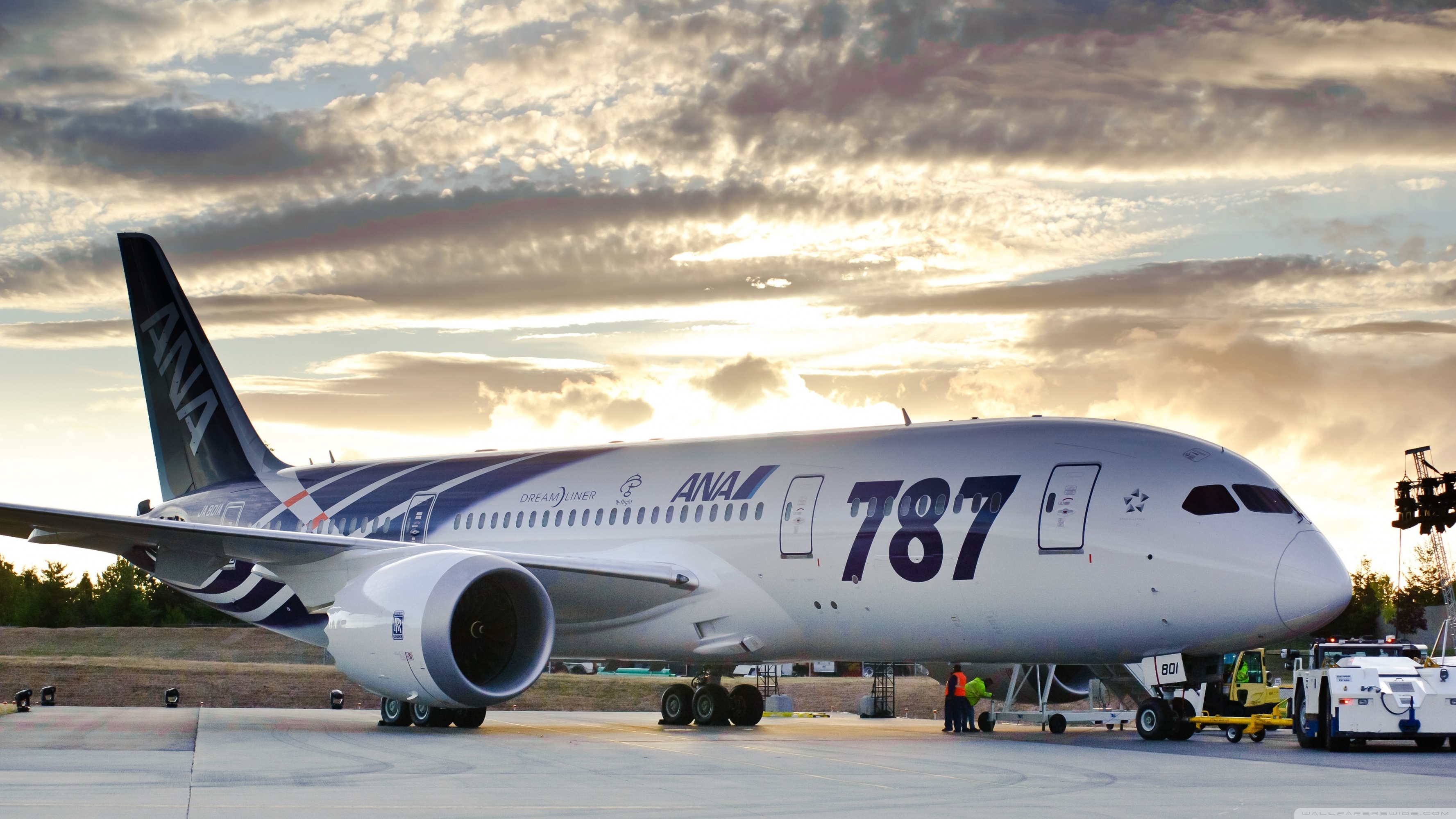 Boeing 787 Ultra HD Desktop Background