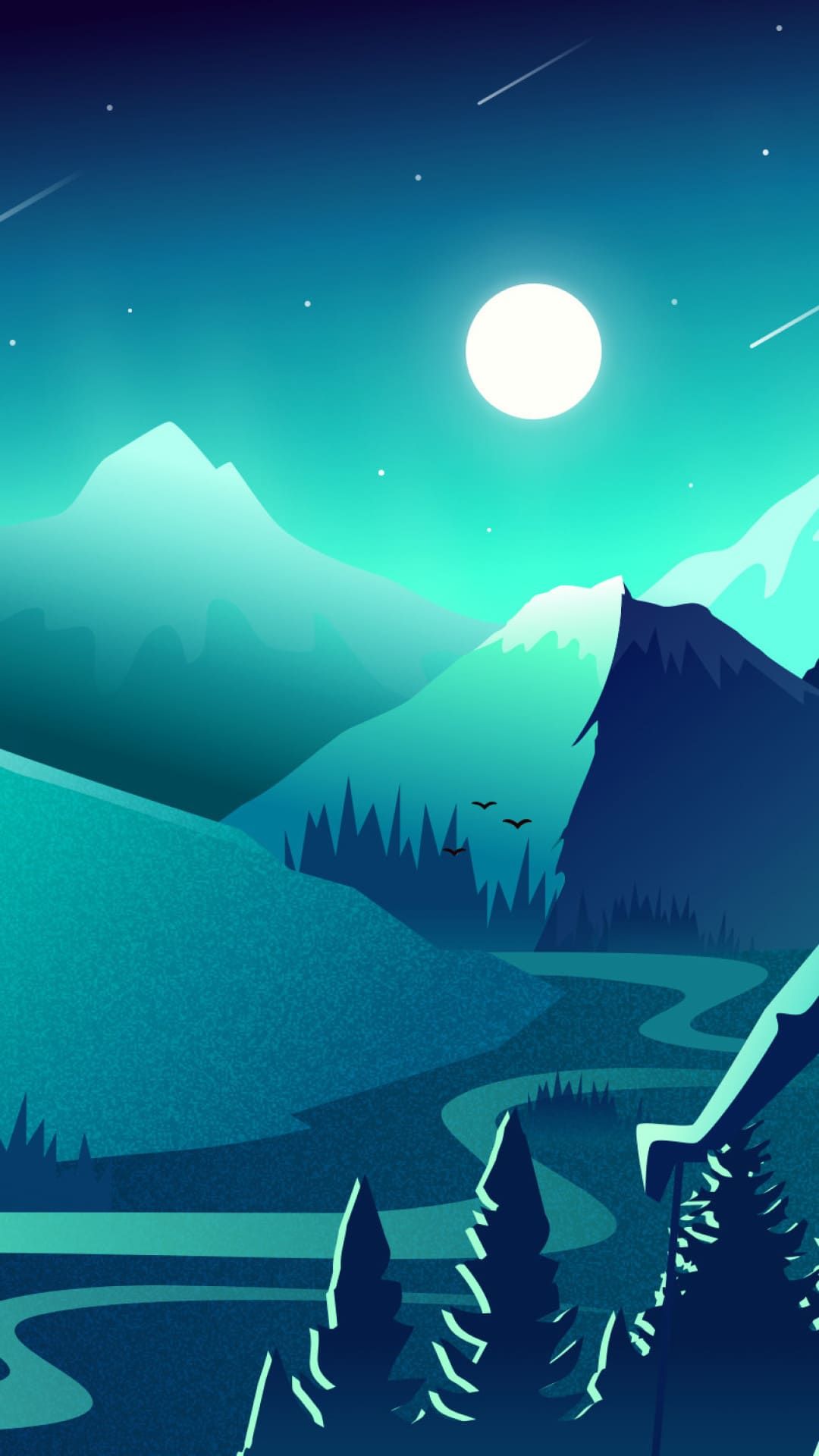 Morning Scenery Minimalist 4K Phone