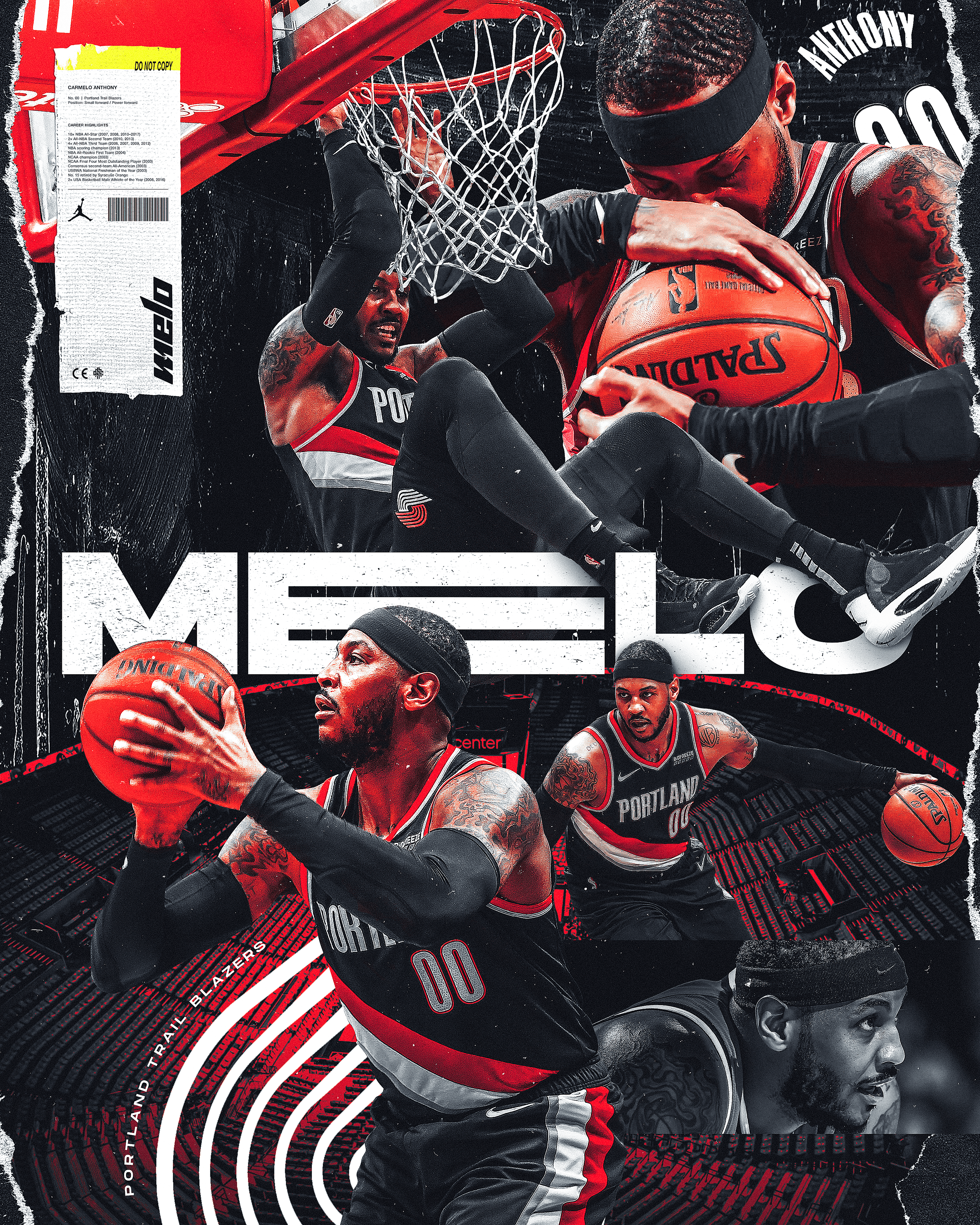 Carmelo Anthony Blazers Wallpaper
