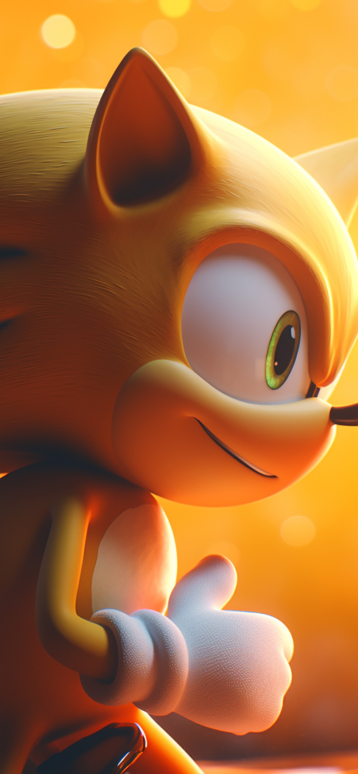 Yellow Super Sonic Wallpaper