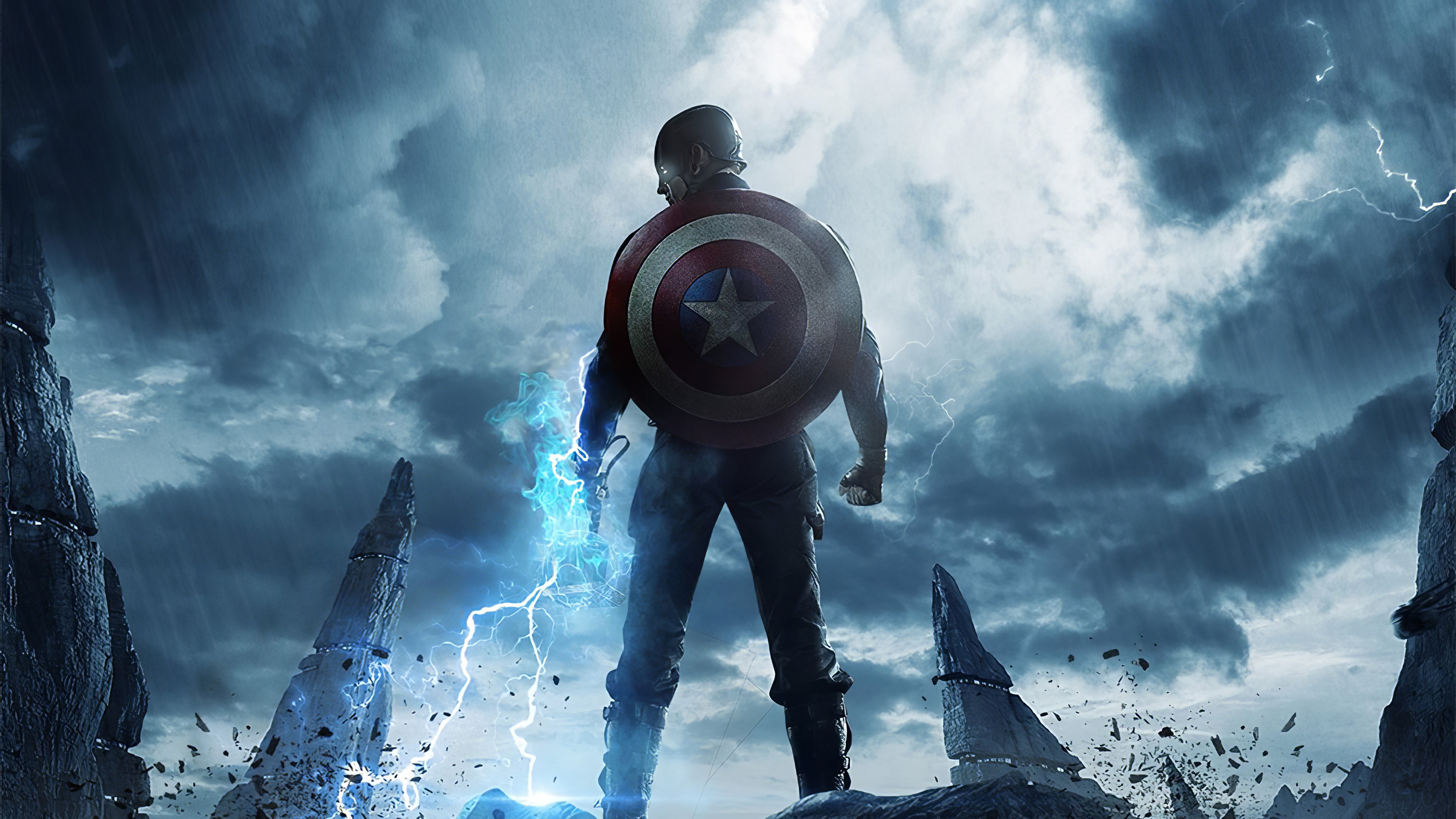 captain america, superheroes, artwork