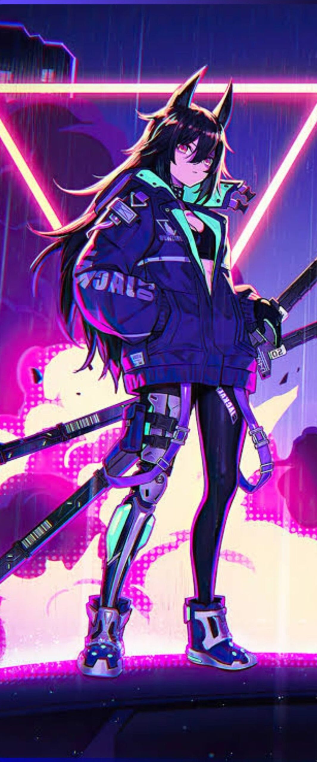 Warrior Girl iPhone Wallpaper 4k