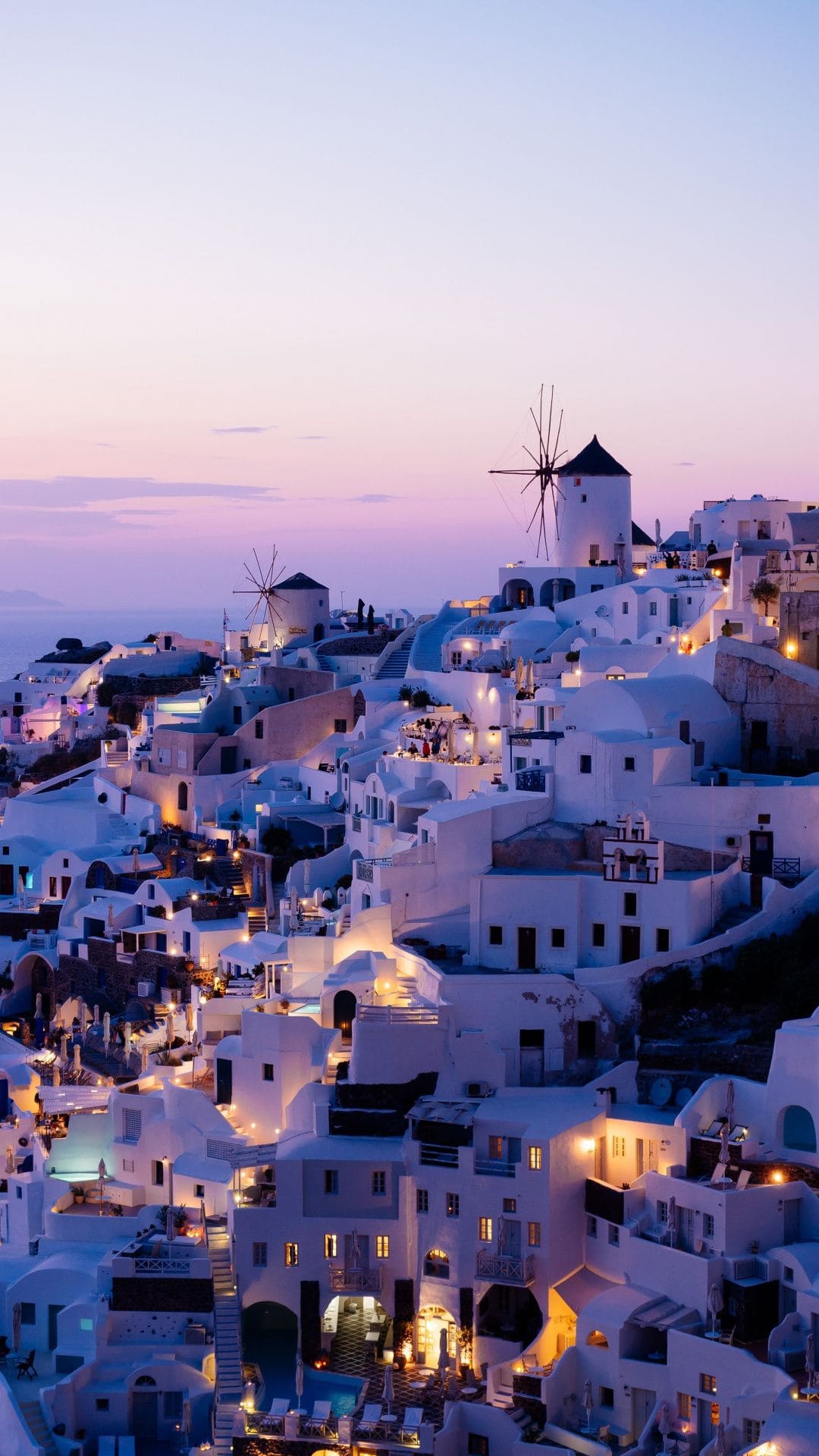 Best Santorini iPhone Wallpaper
