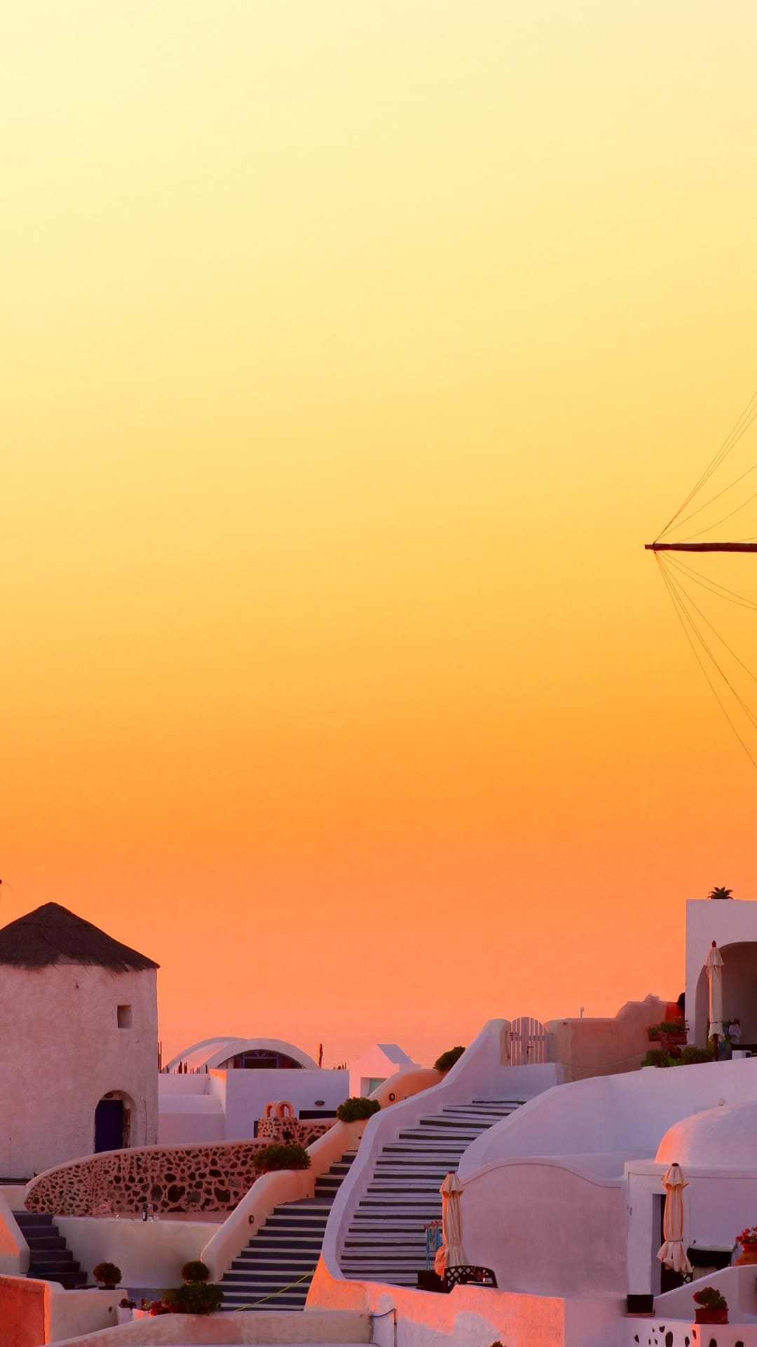 Best Santorini iPhone Wallpaper