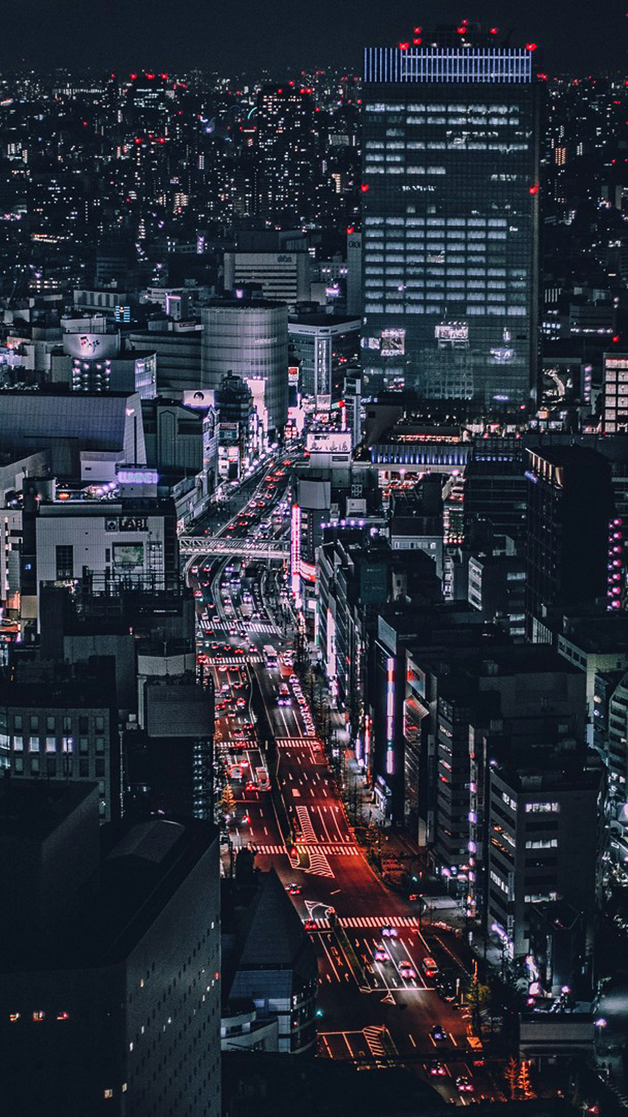 wallpaper. nature city night street