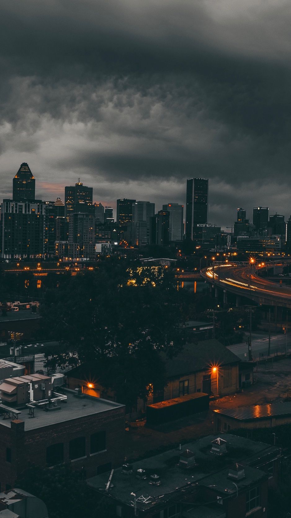 Download Wallpaper 938x1668 Montreal, Canada, Night City Iphone 8 7 6s 6 For Parallax HD Background