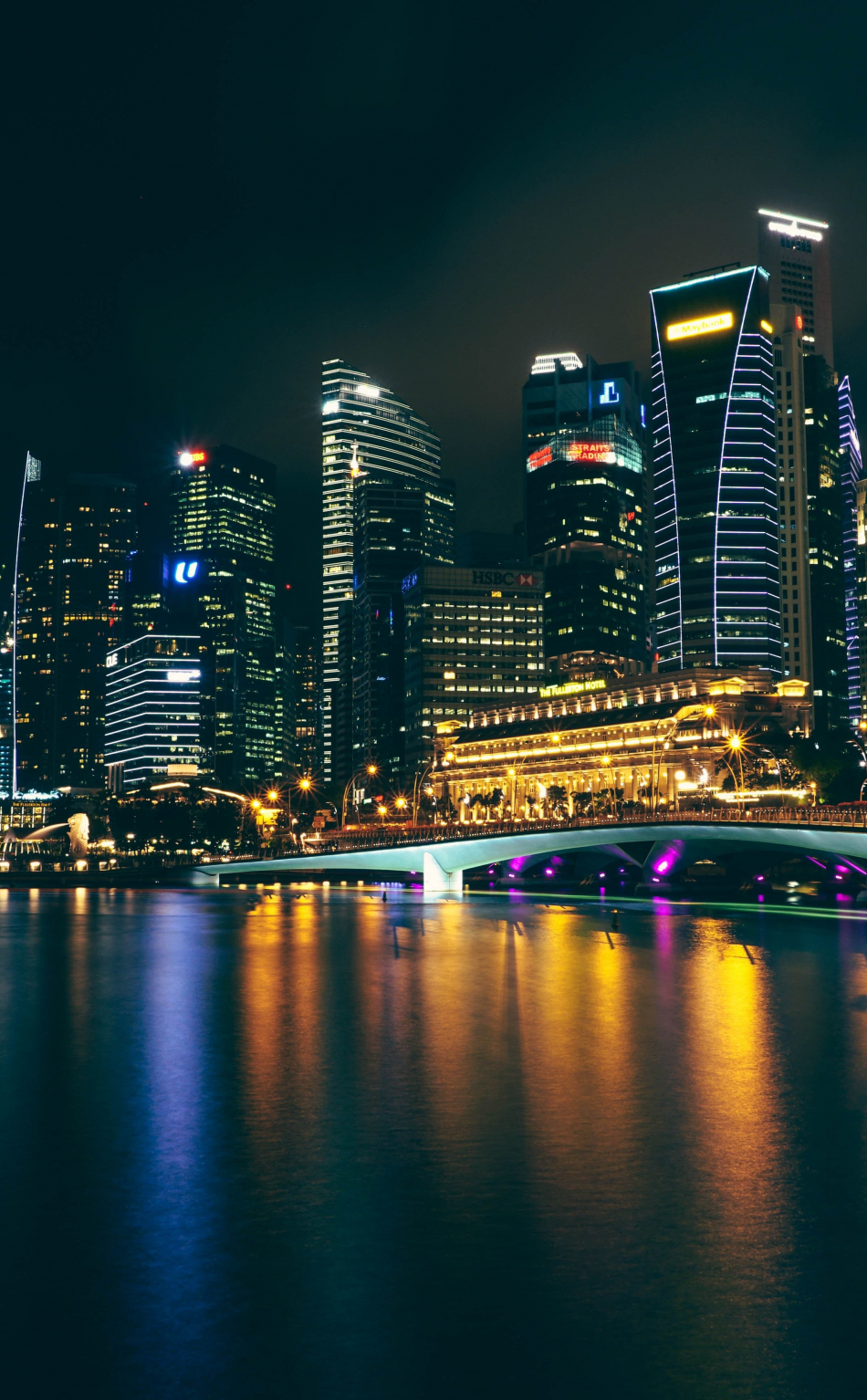 Download wallpaper 950x1534 city, night