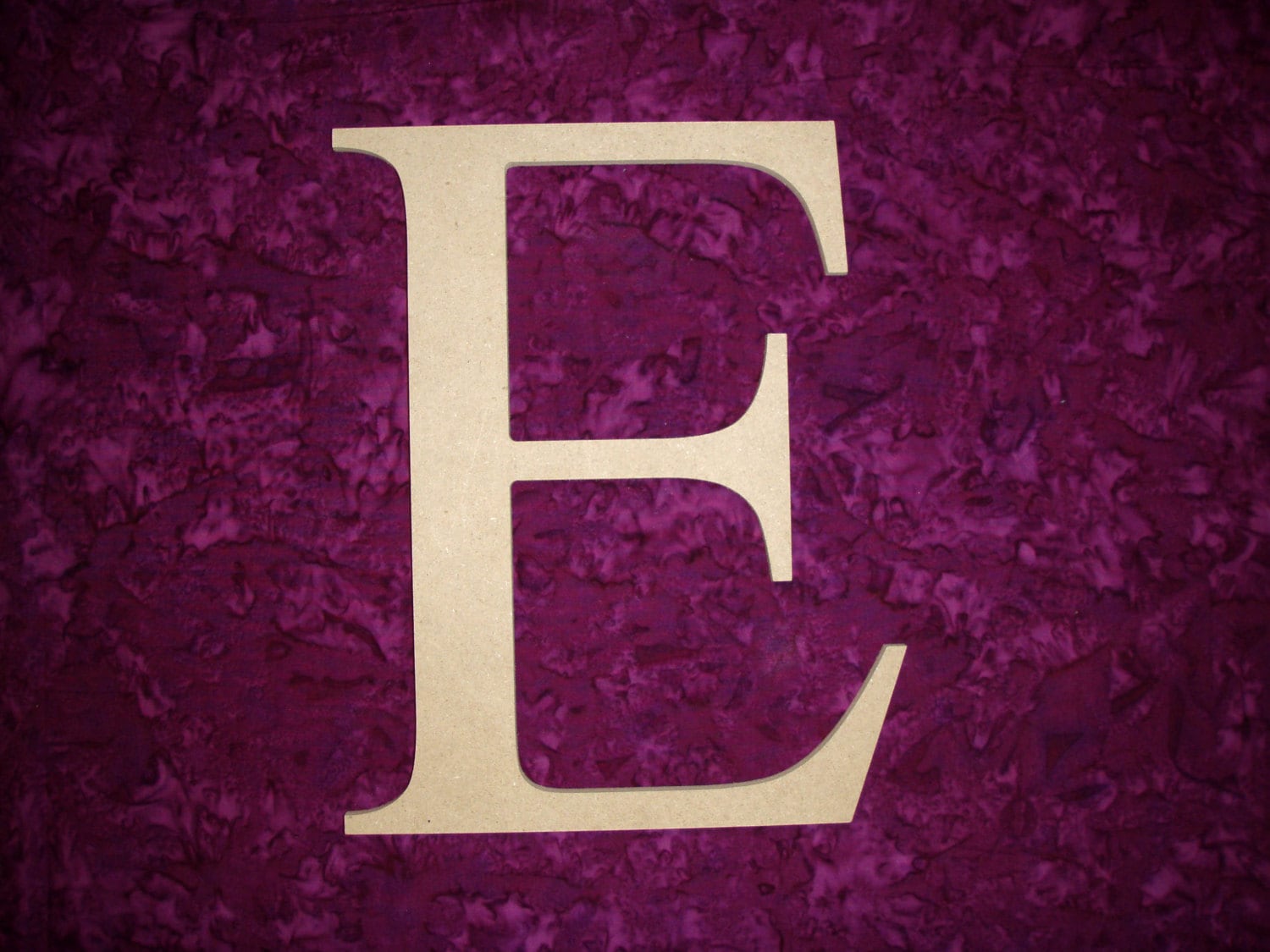 Unfinished Wood Greek Letter E Epsilon