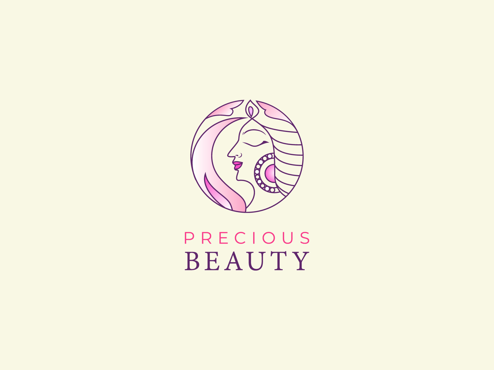 Precious Beauty salon logo