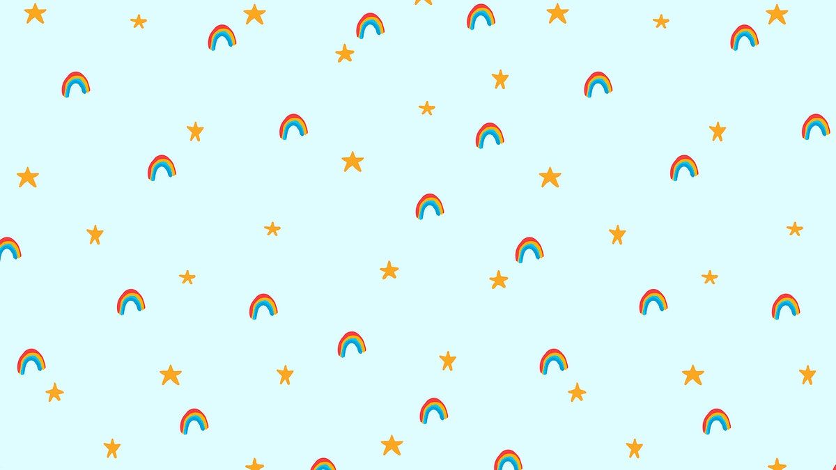 Rainbow pattern desktop wallpaper