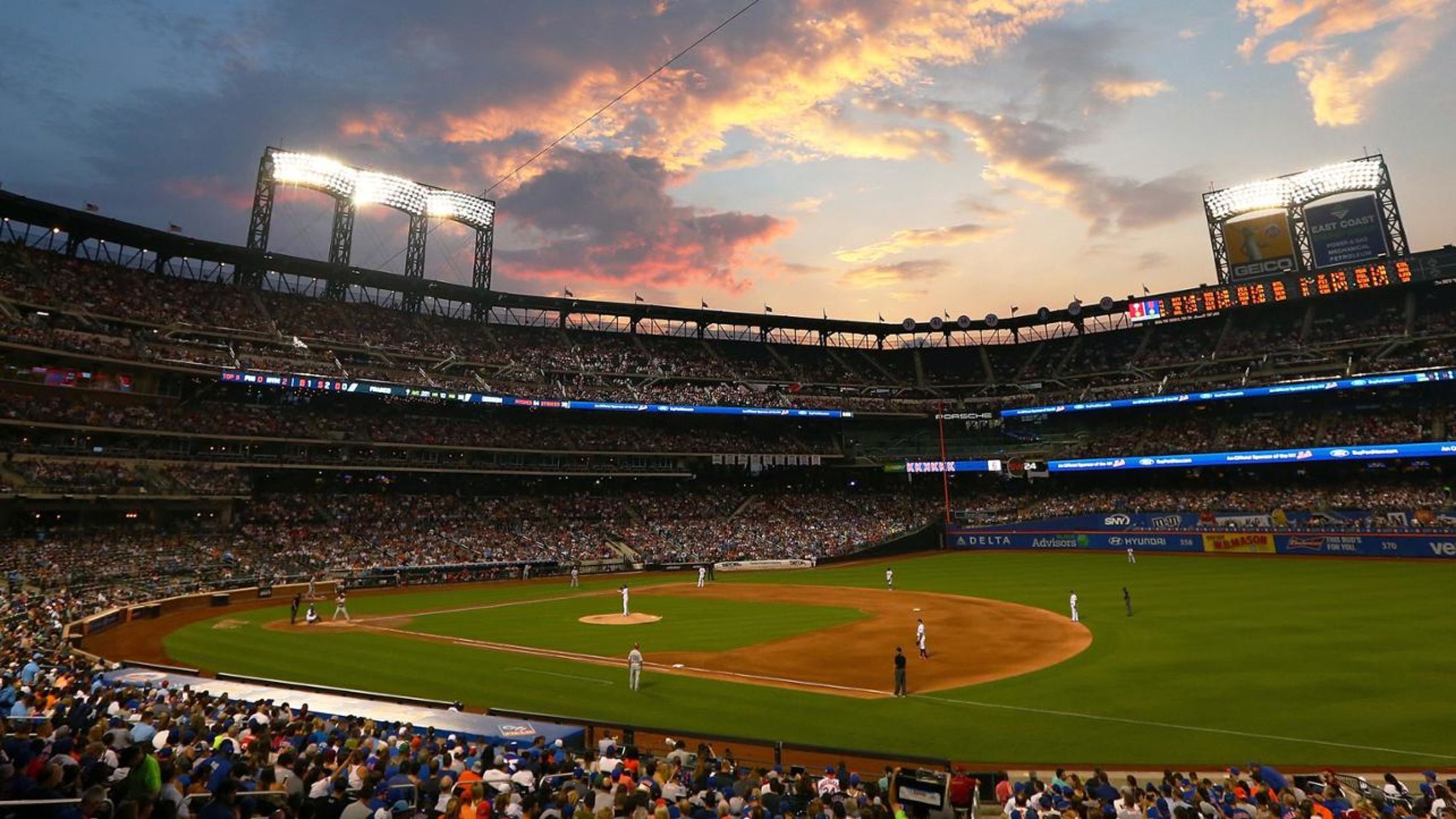 MLB Ballpark Sunsets