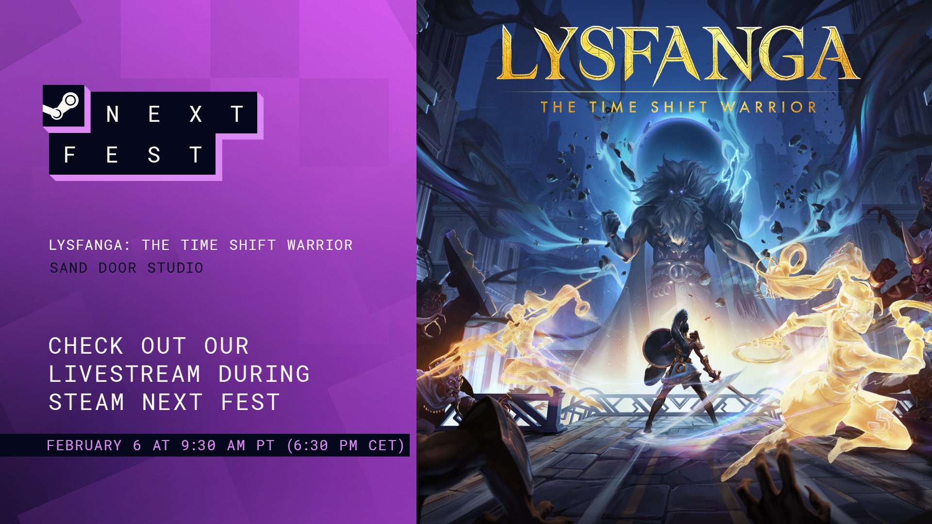 game devs starting at 6:30 PM CET! Come