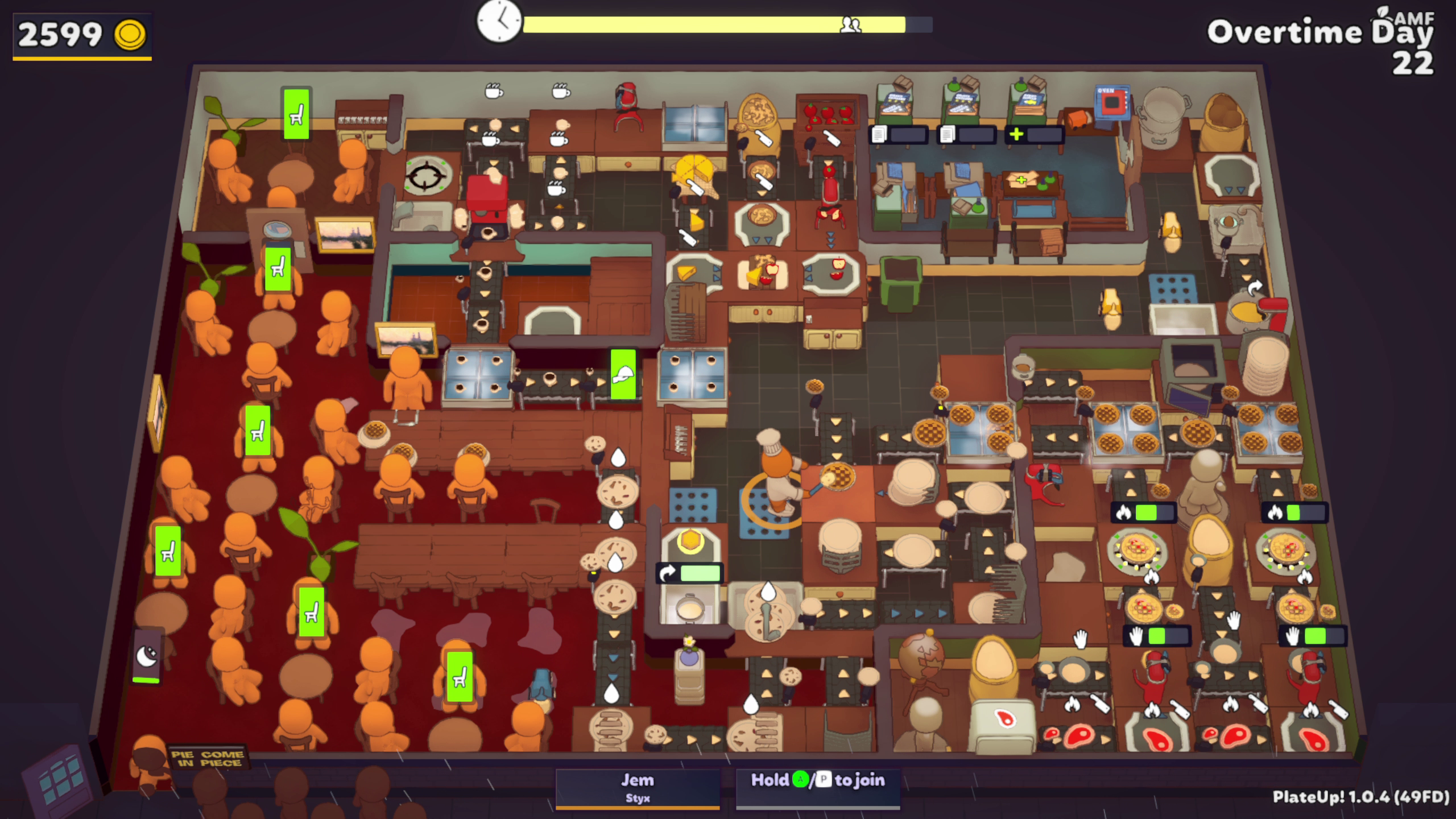 I made it to overtime day 22 solo