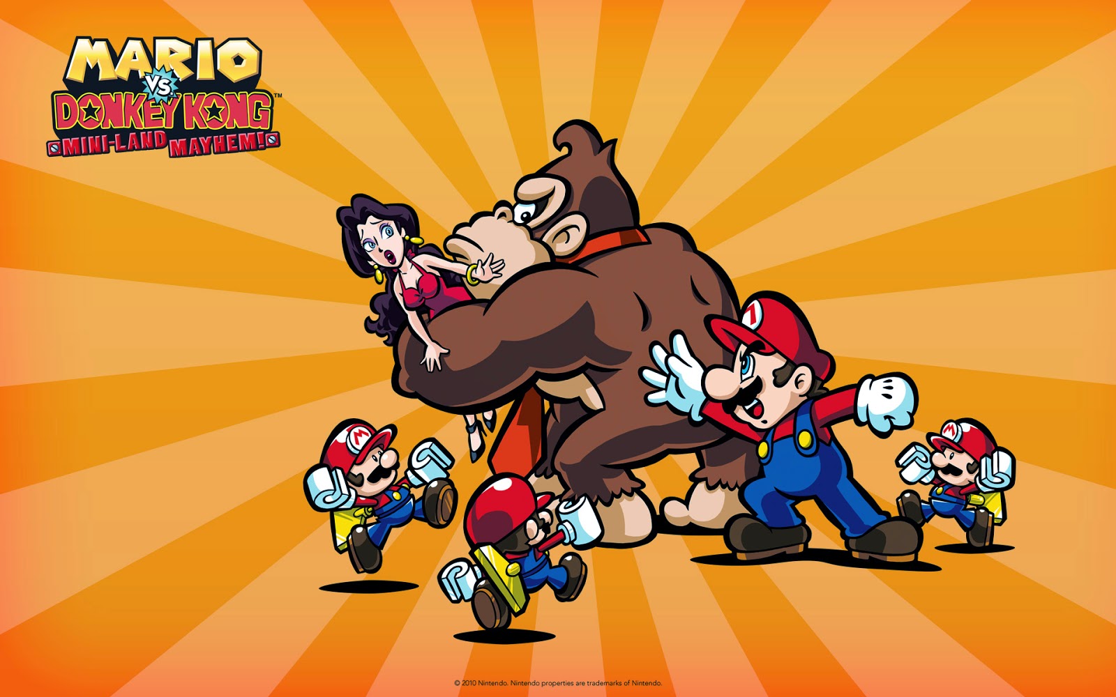 Mario vs Donkey Kong Wallpaper