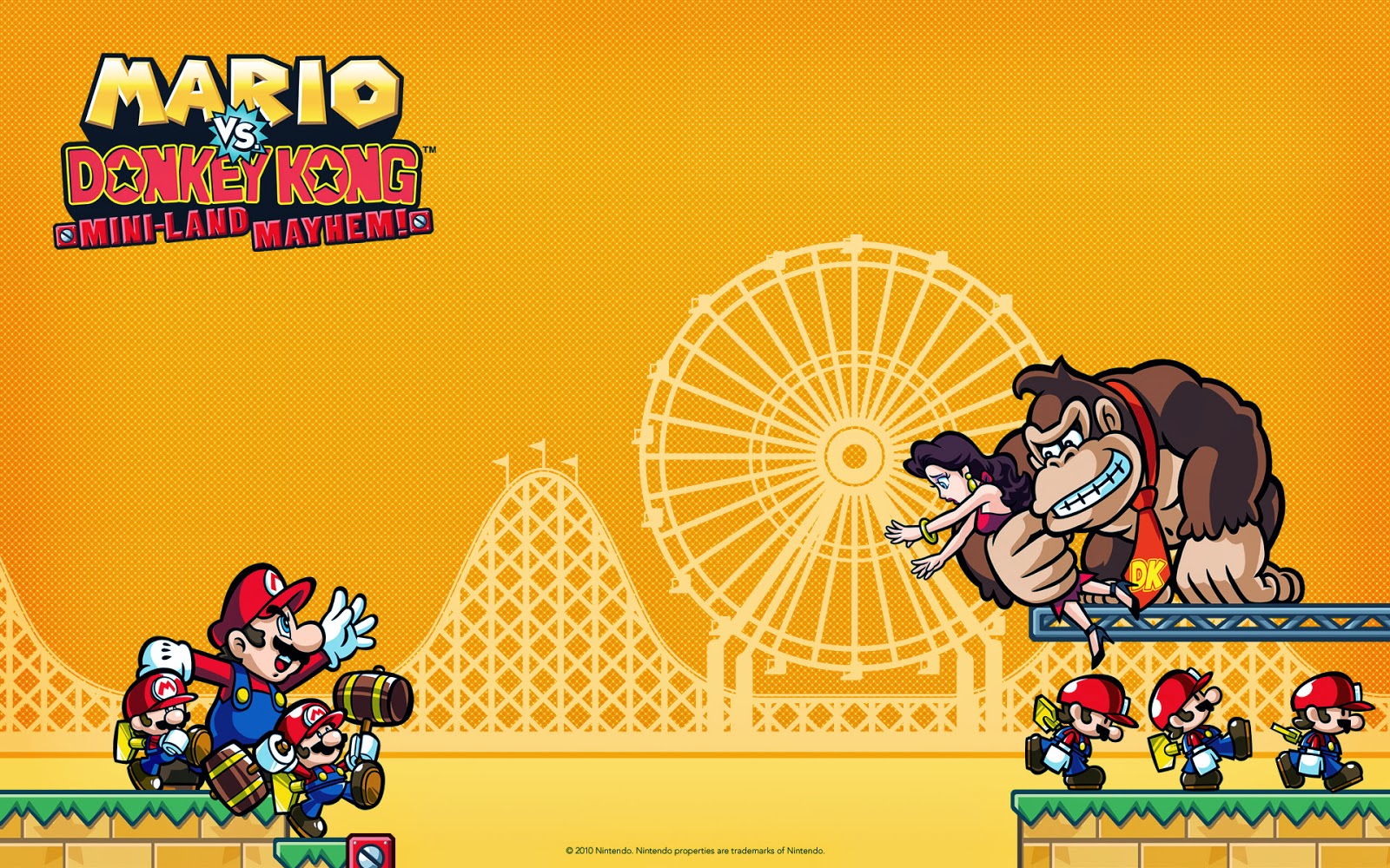 Mario vs Donkey Kong Wallpaper
